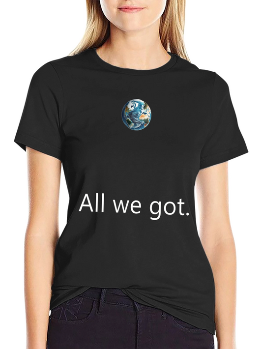 Earth Graphic Tee - All We Got Black T-Shirt