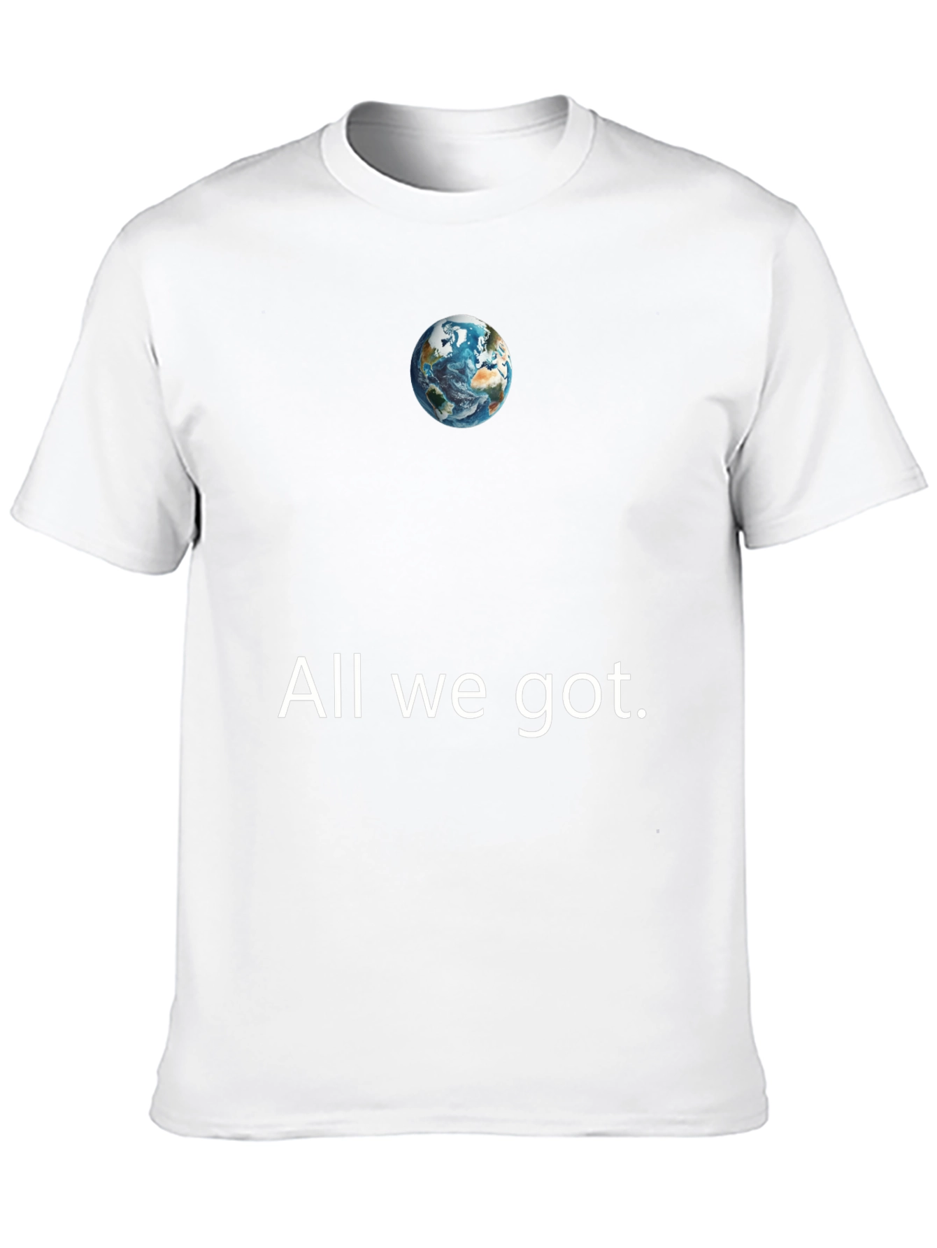 Earth Graphic Tee - All We Got Black T-Shirt