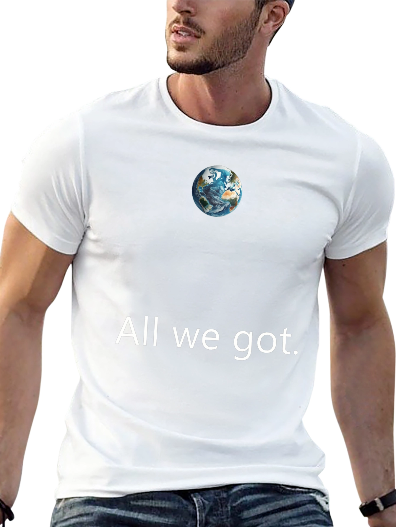 Earth Graphic Tee - All We Got Black T-Shirt