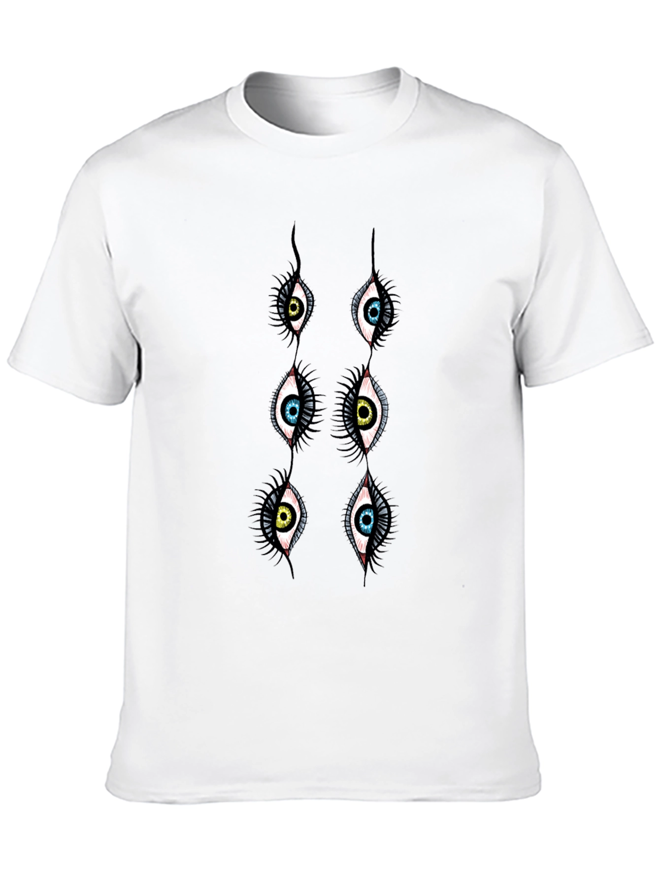 Eye See You Tee - Creepy Graphic Print Shirt