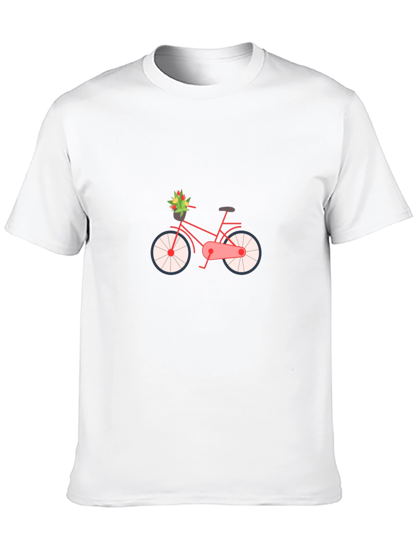 Stylish Bicycle Graphic Tee - Classic Comfort