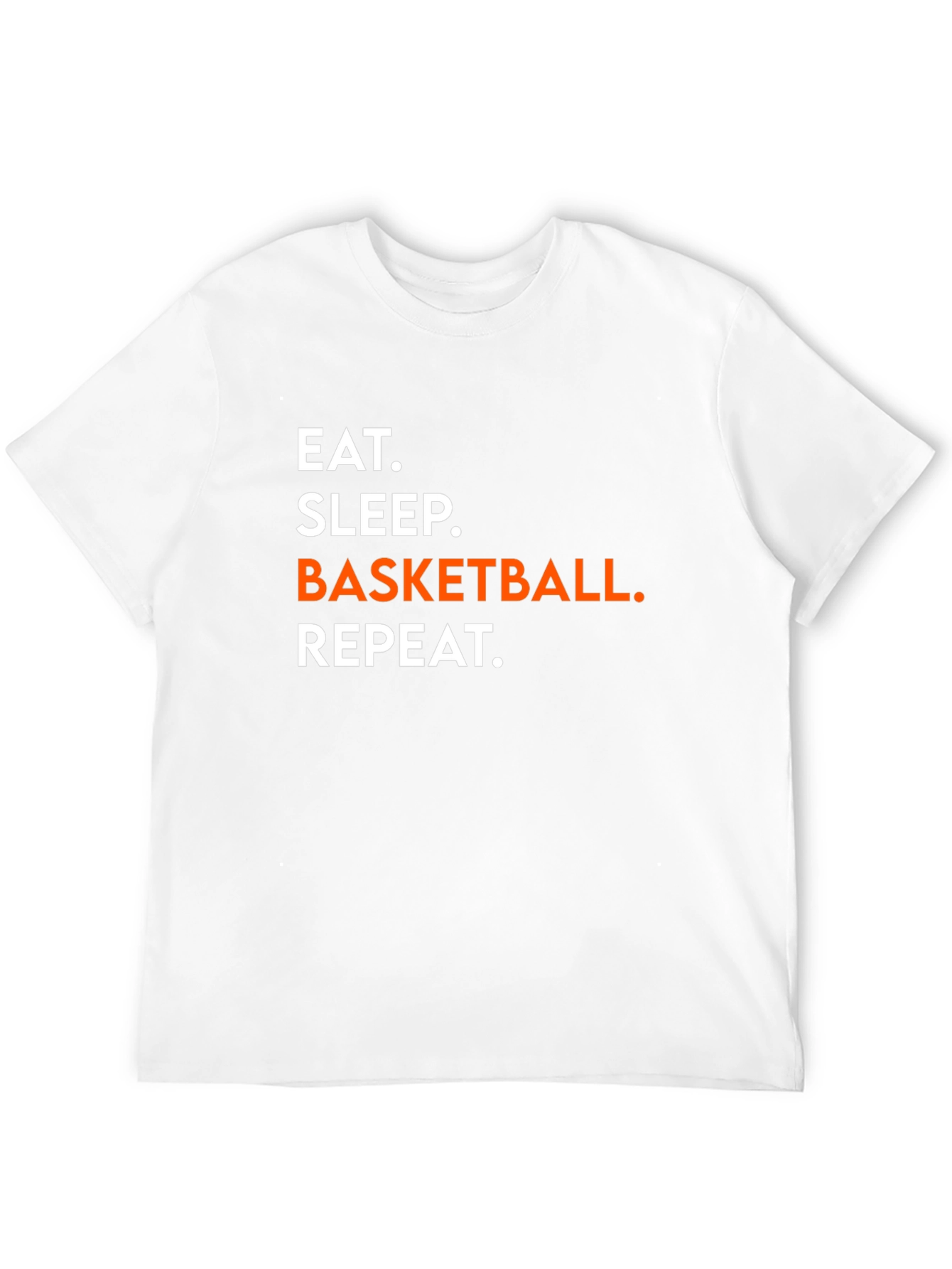 Eat Sleep Basketball Repeat Graphic Tee