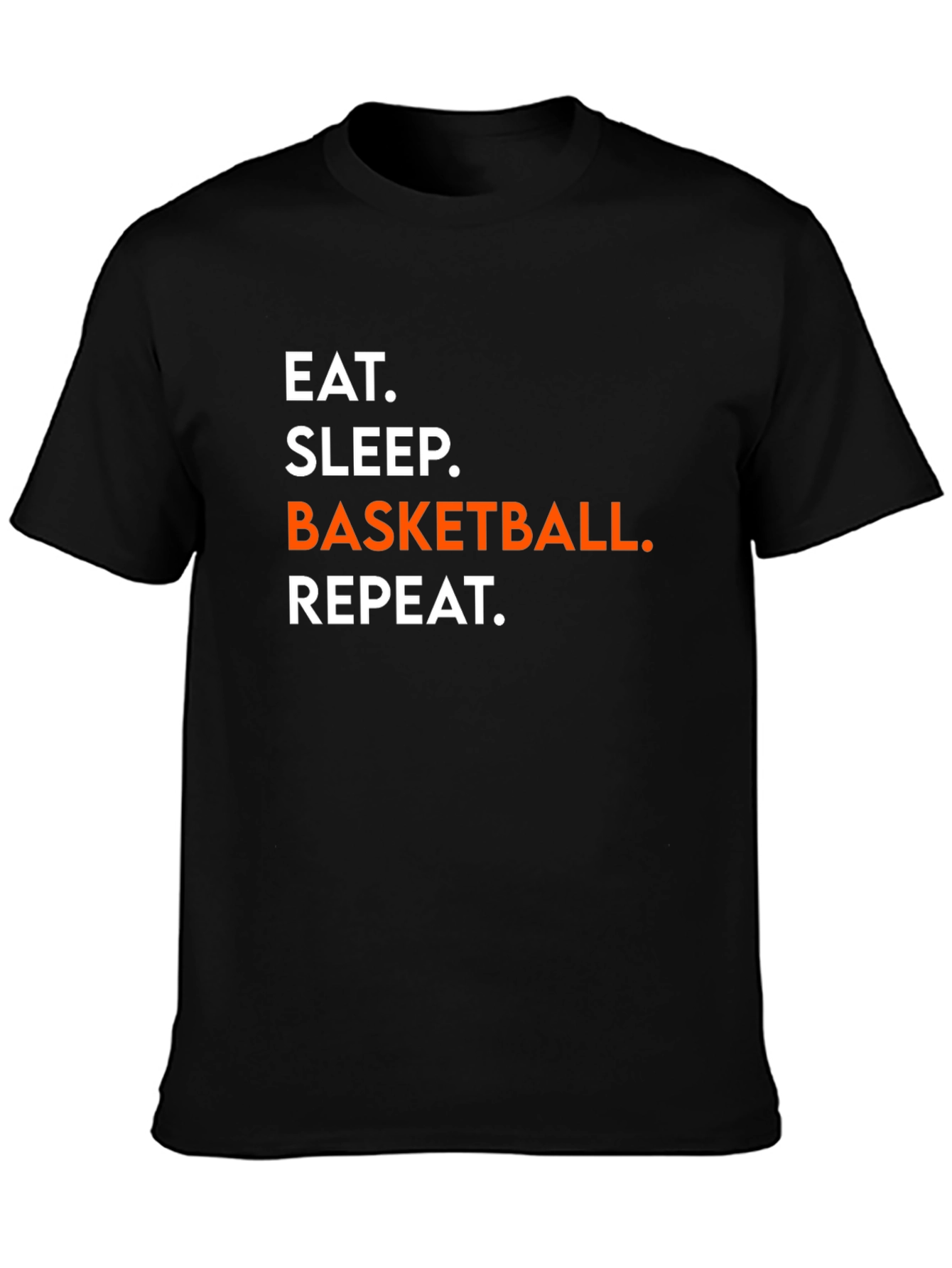 Eat Sleep Basketball Repeat Graphic Tee