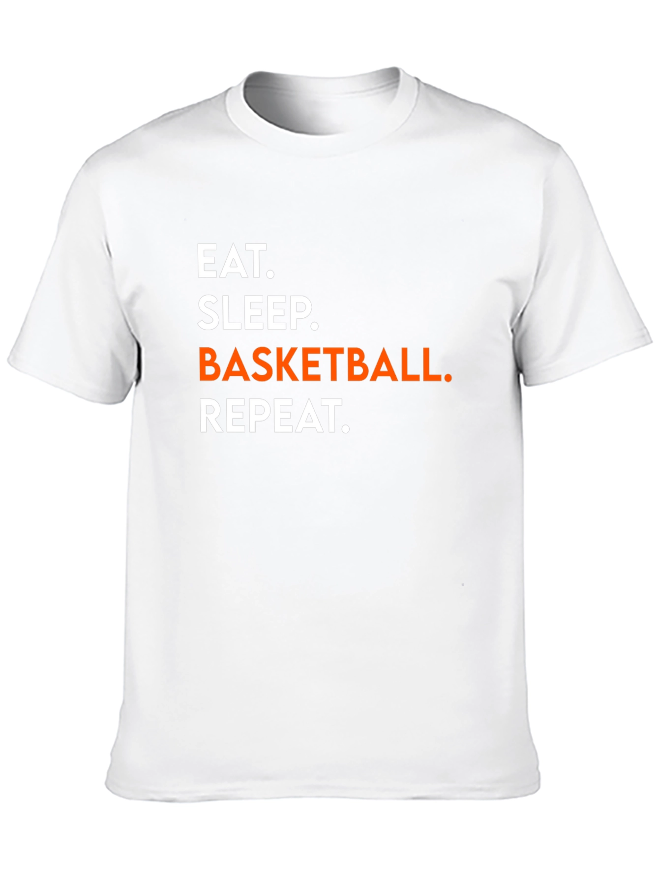 Eat Sleep Basketball Repeat Graphic Tee