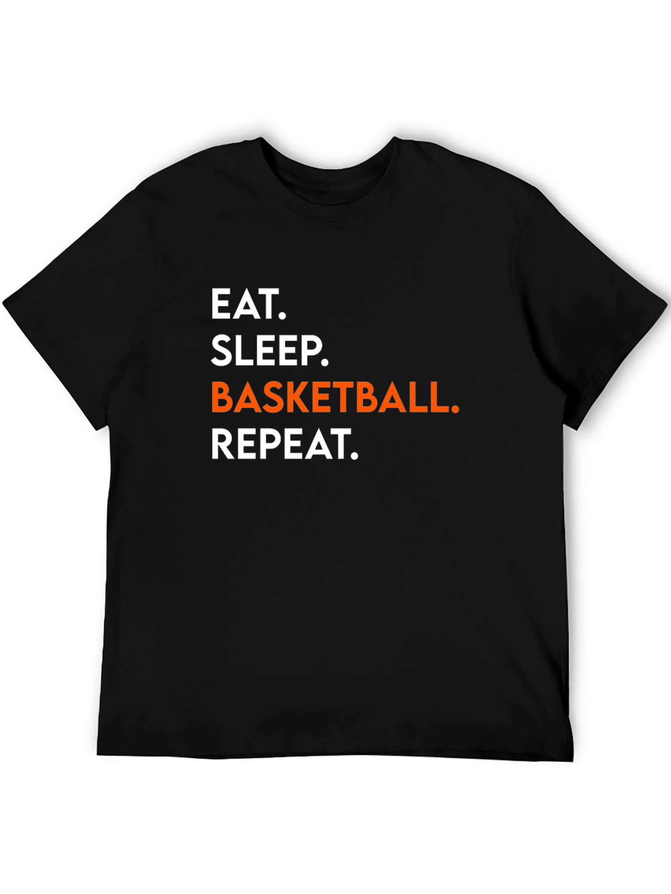 Eat Sleep Basketball Repeat Graphic Tee