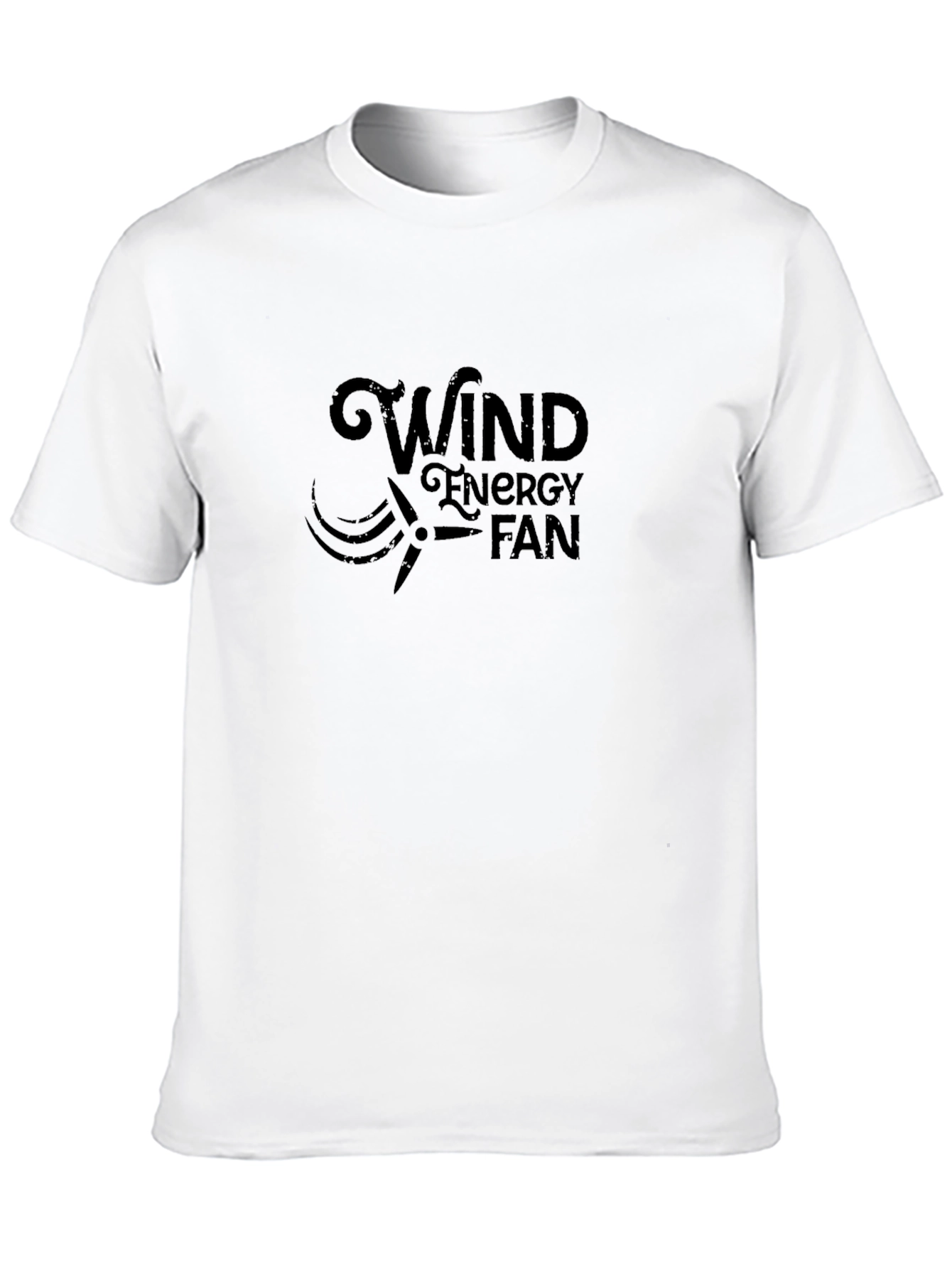 Wind Energy Fan Black T-Shirt