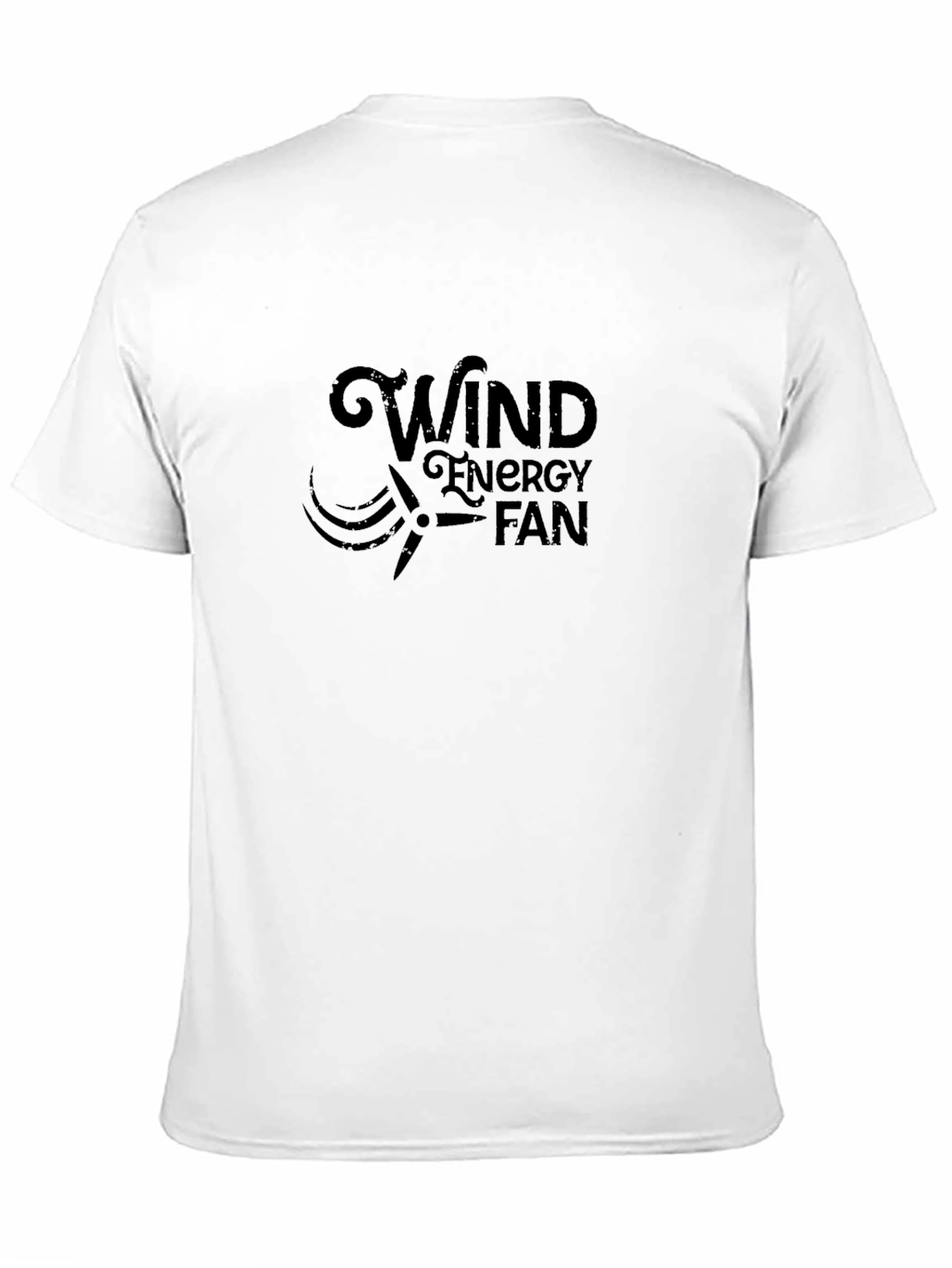 Wind Energy Fan Black T-Shirt