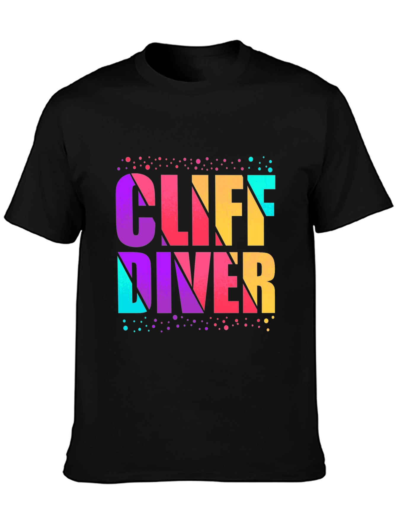 Cliff Diver Graphic T-Shirt - Vibrant Design