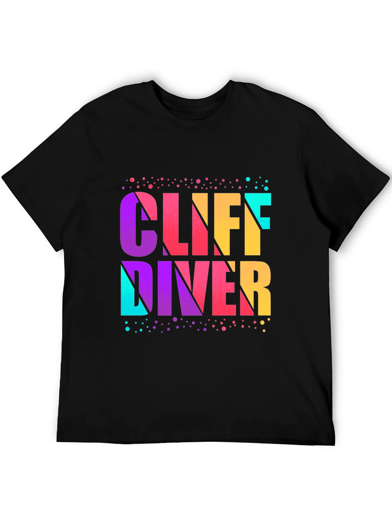 Cliff Diver Graphic T-Shirt - Vibrant Design