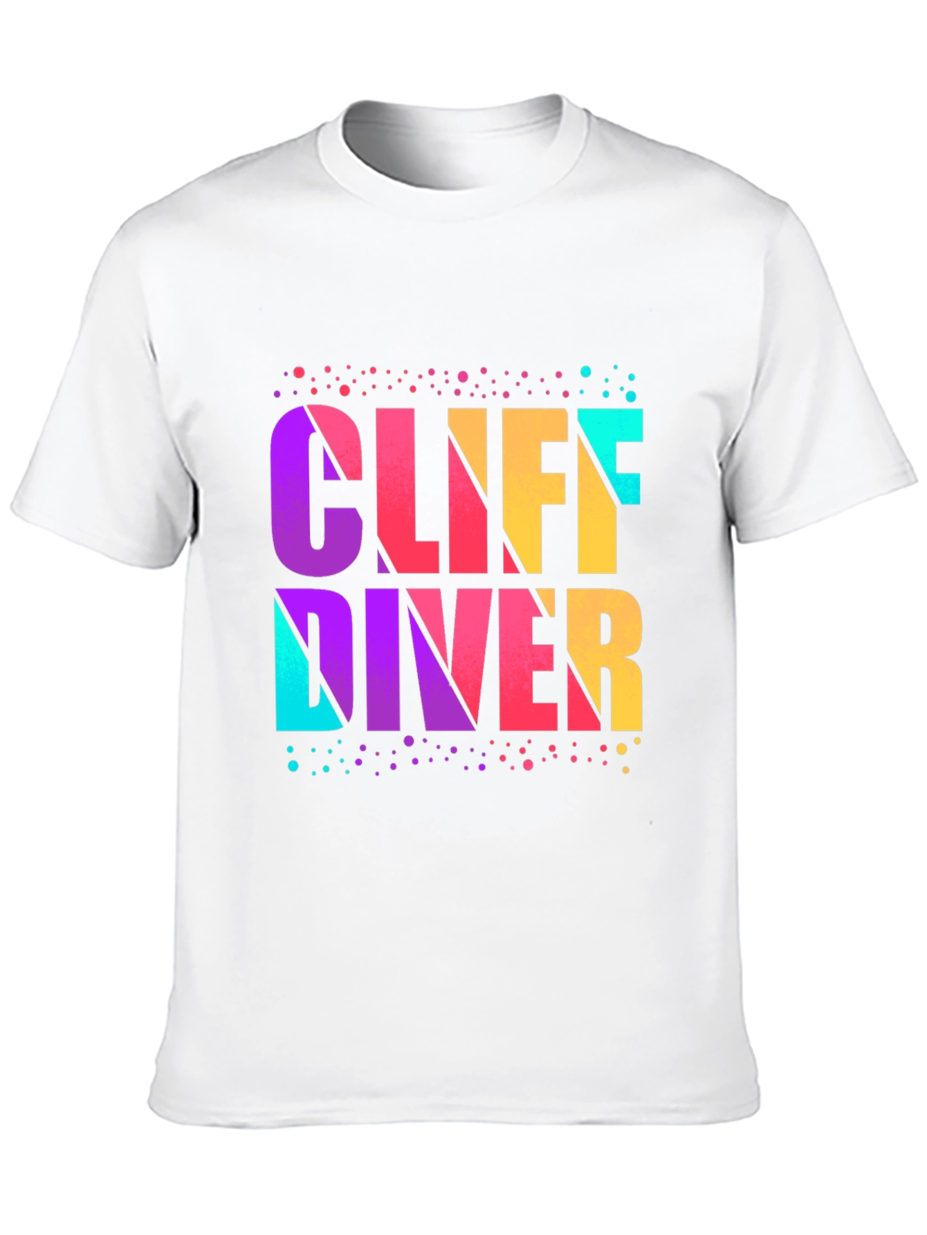 Cliff Diver Graphic T-Shirt - Vibrant Design