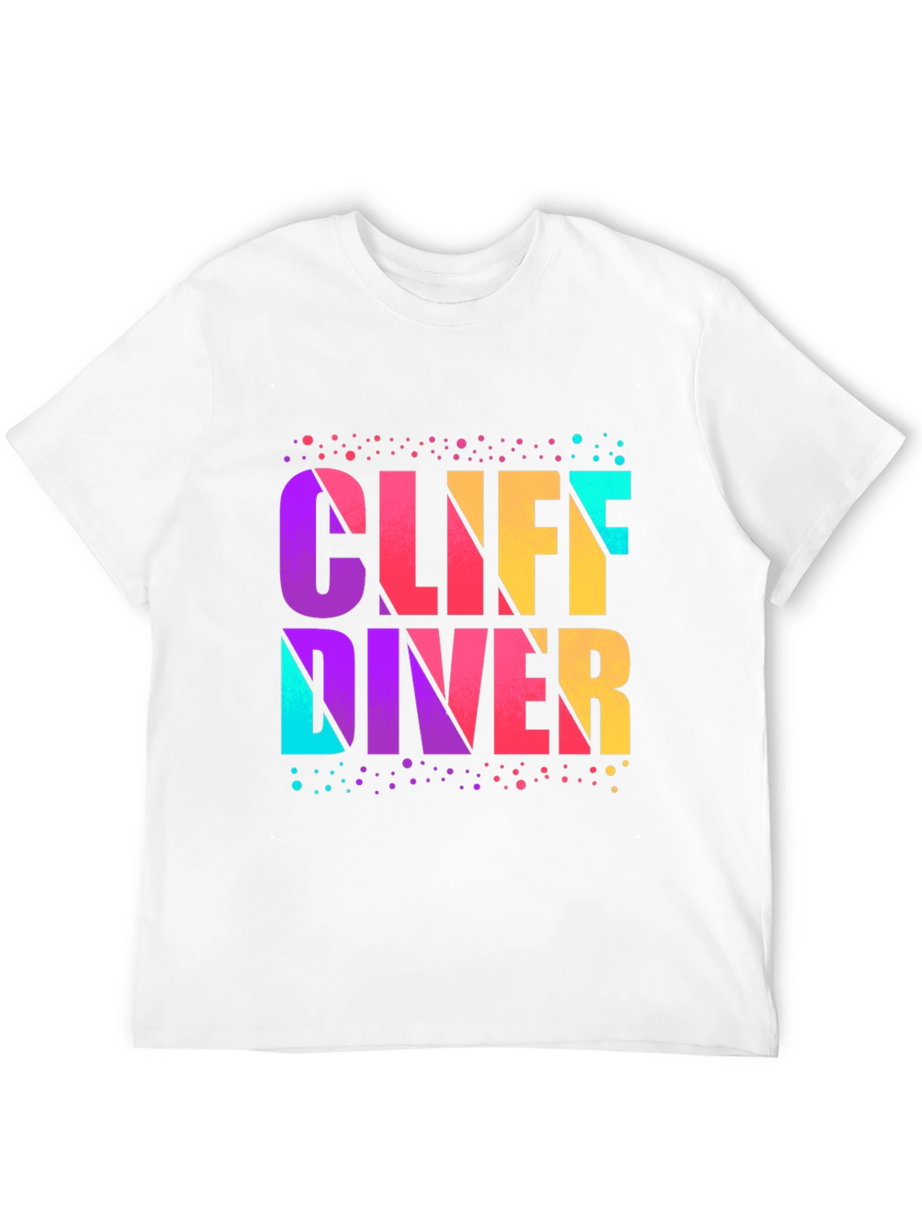 Cliff Diver Graphic T-Shirt - Vibrant Design