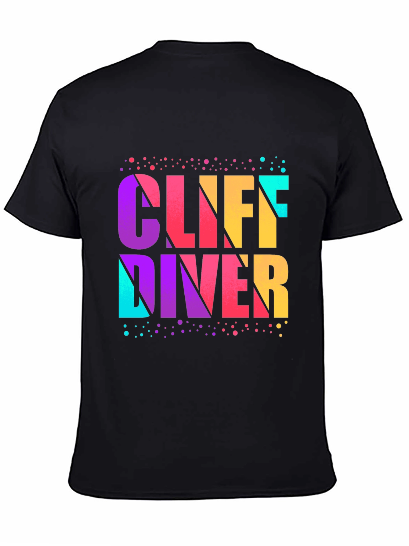 Cliff Diver Graphic T-Shirt - Vibrant Design