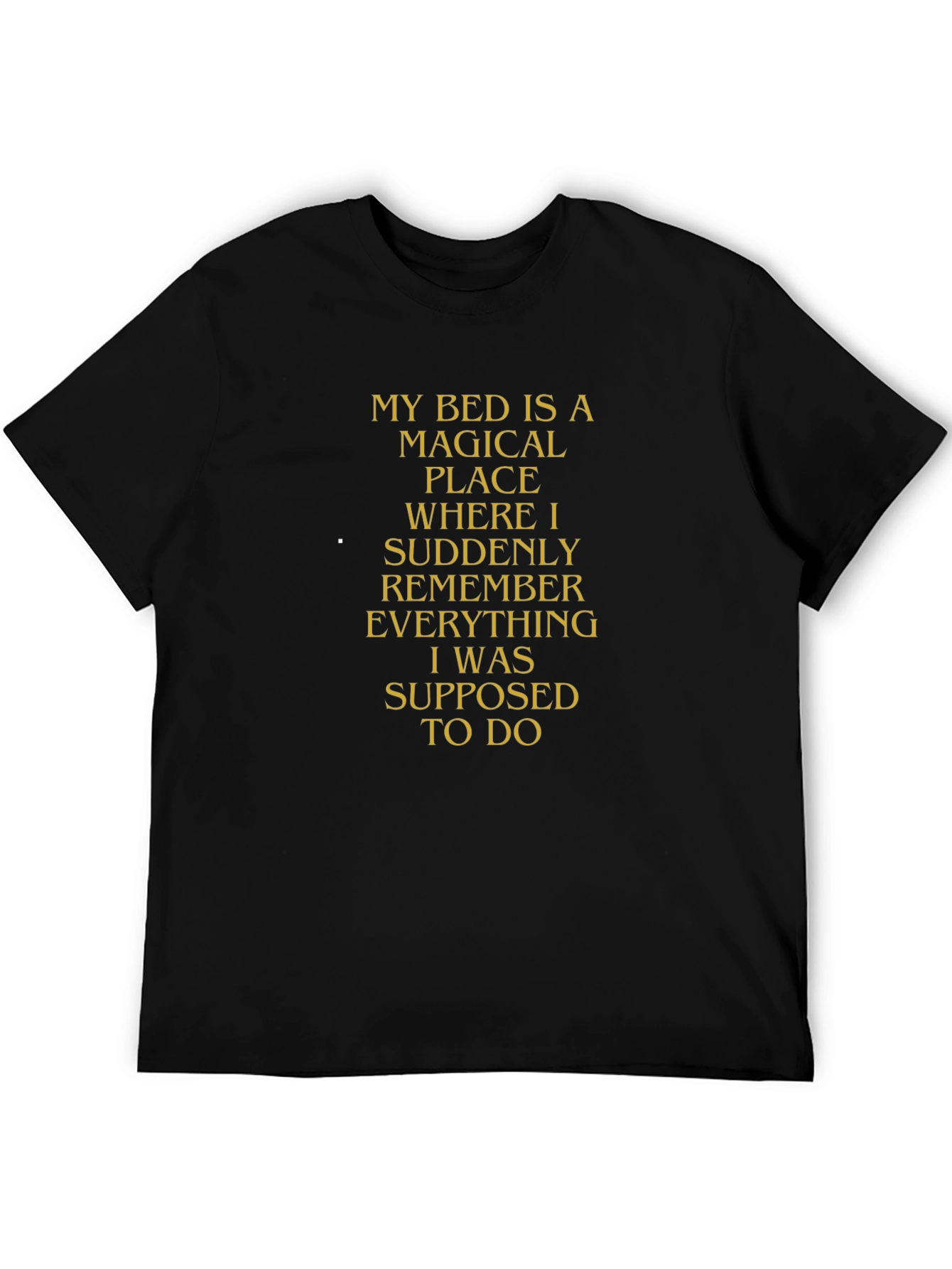 Magical Bed Mens Black Graphic Tee
