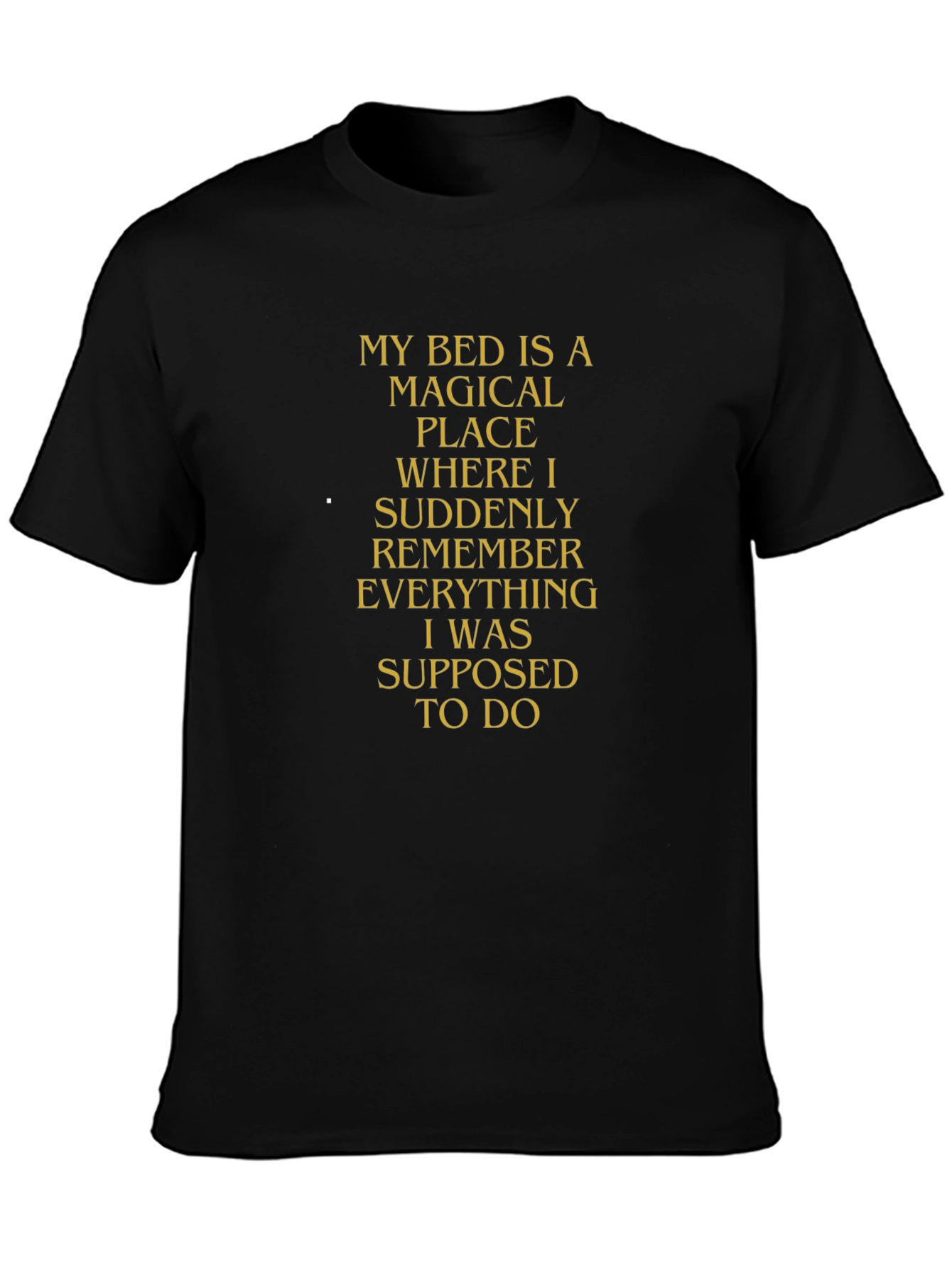 Magical Bed Mens Black Graphic Tee