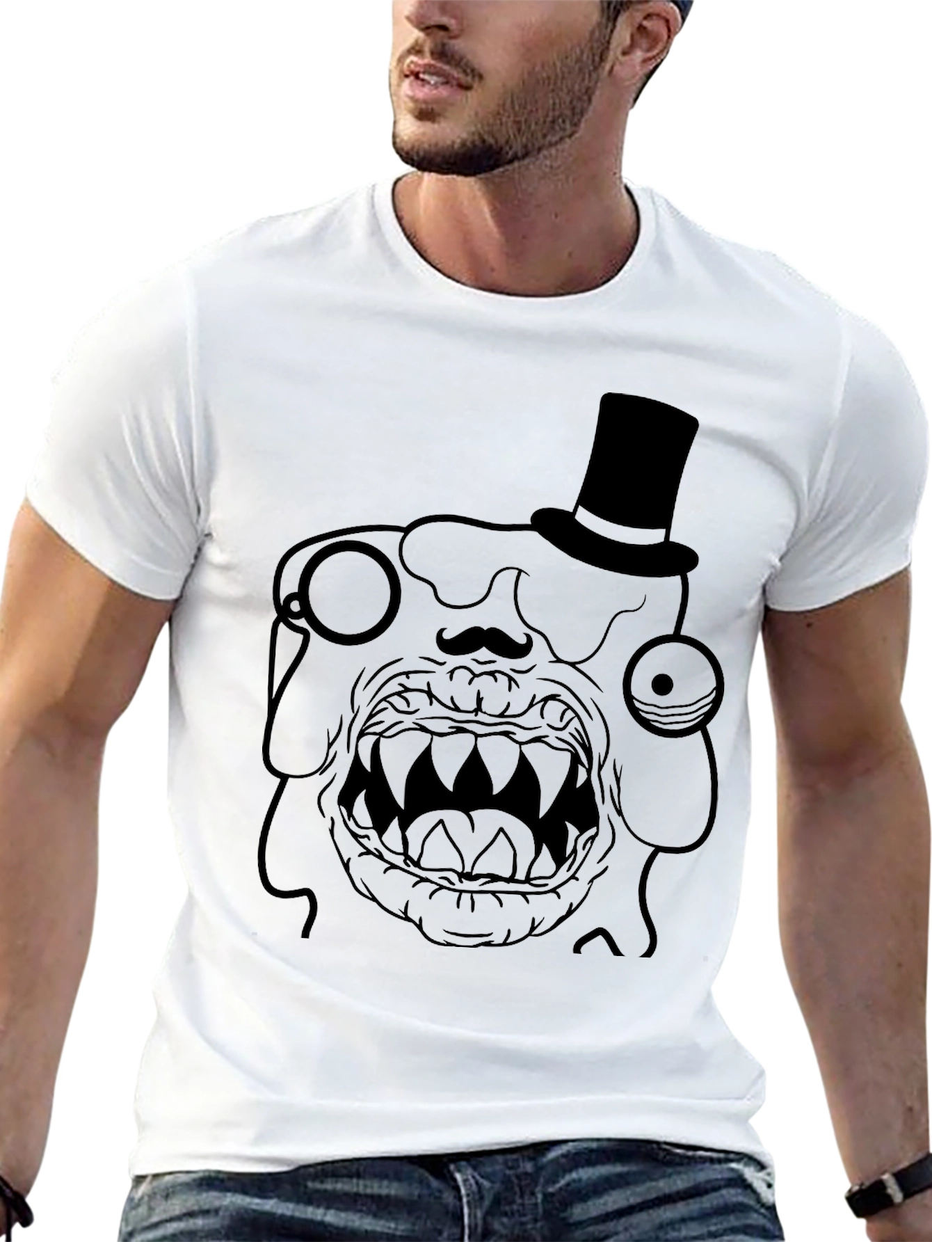 Monster Gentleman Black Graphic Tee