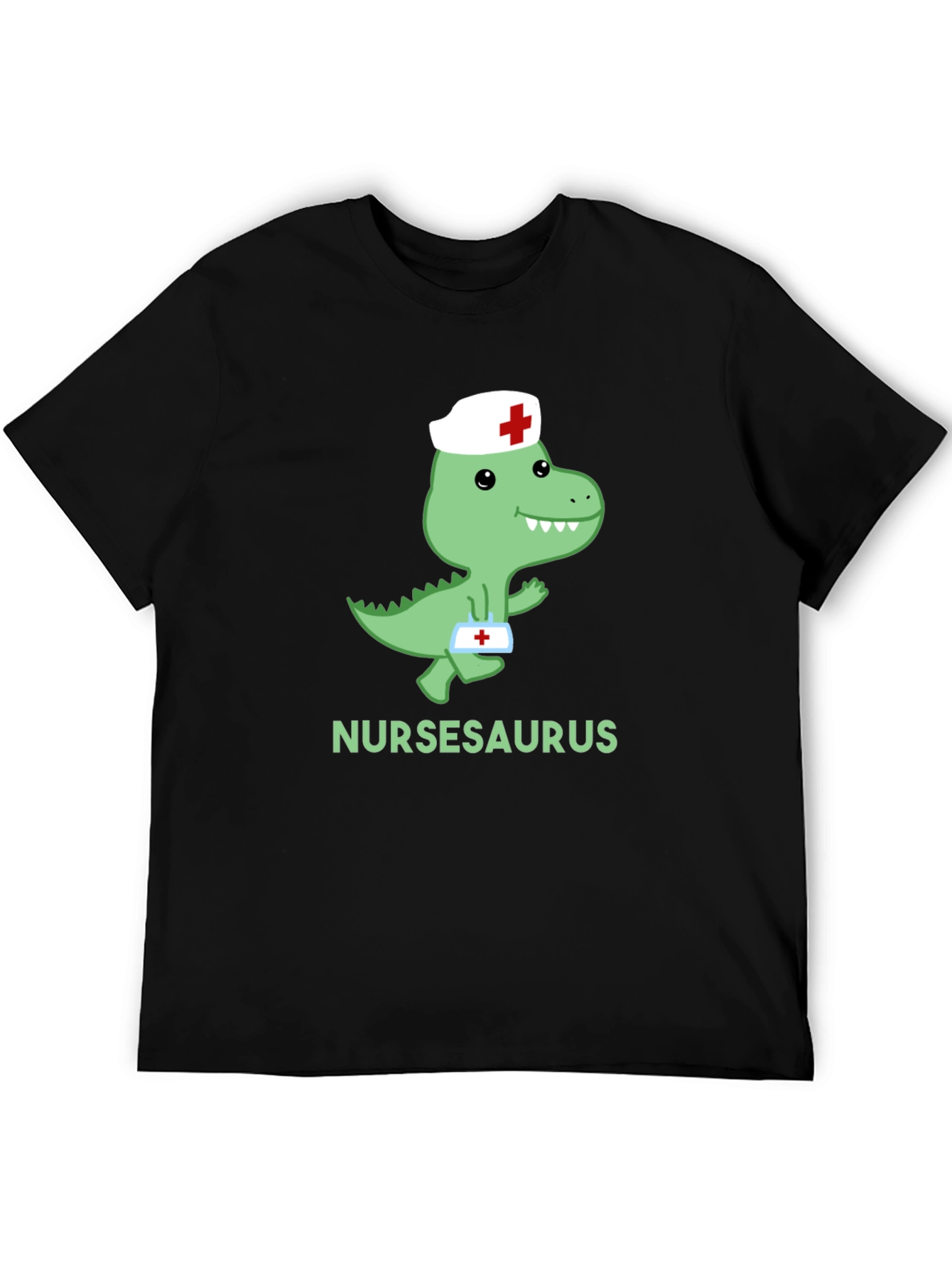 Nursasaurus T-Shirt - Cute Nurse Dino Tee