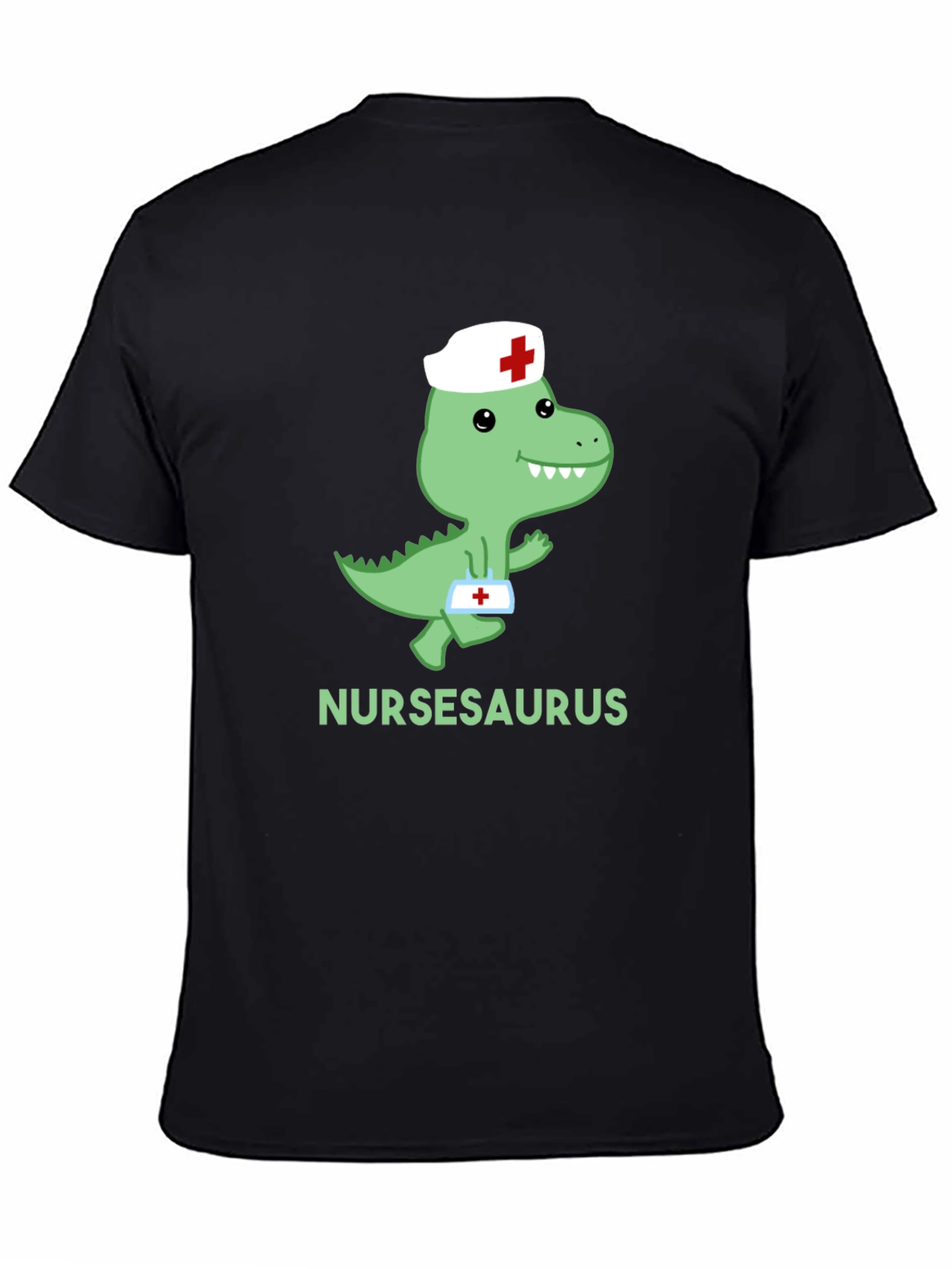 Nursasaurus T-Shirt - Cute Nurse Dino Tee