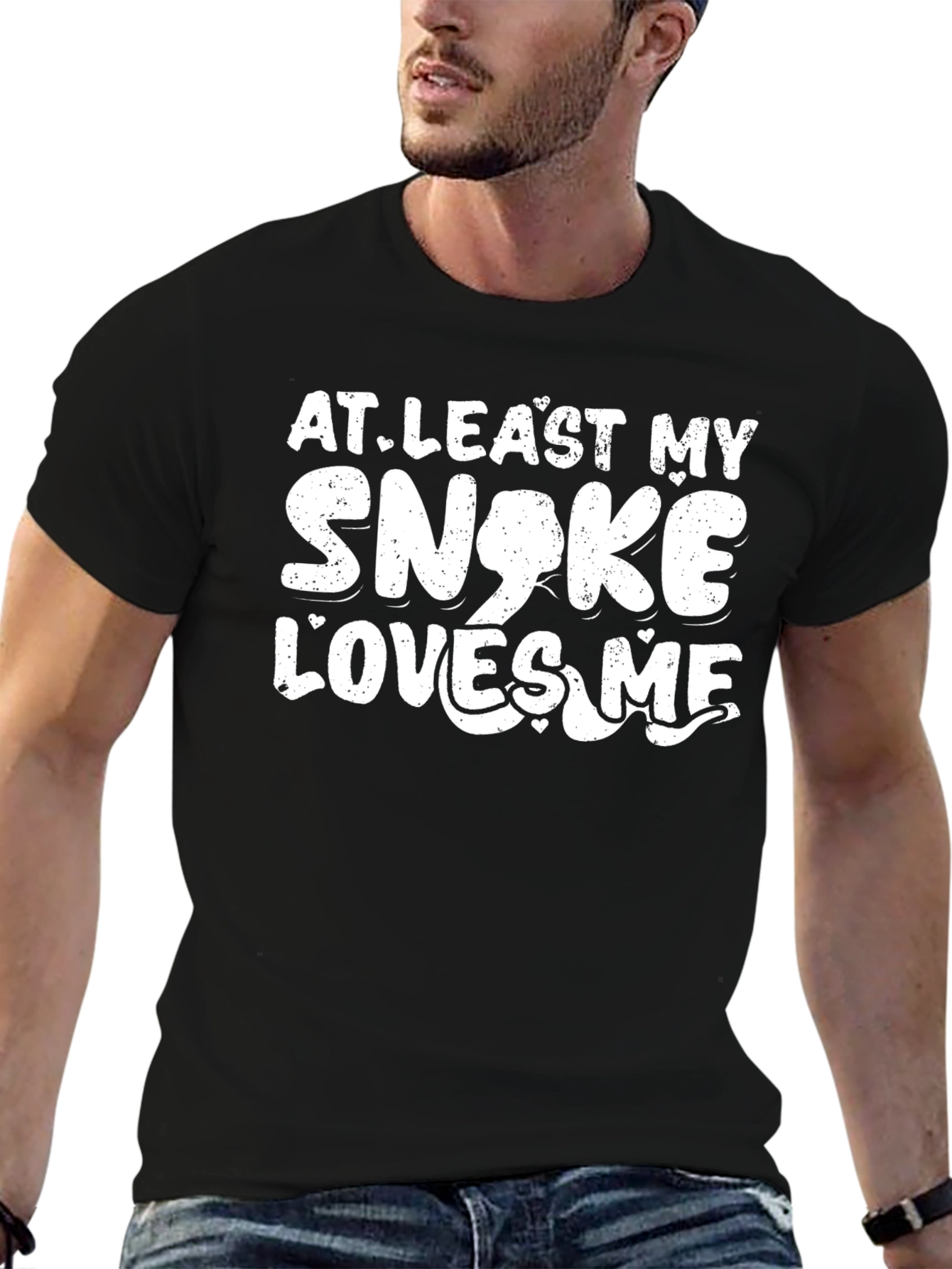 At Least My Snake Loves Me Funny T-Shirt