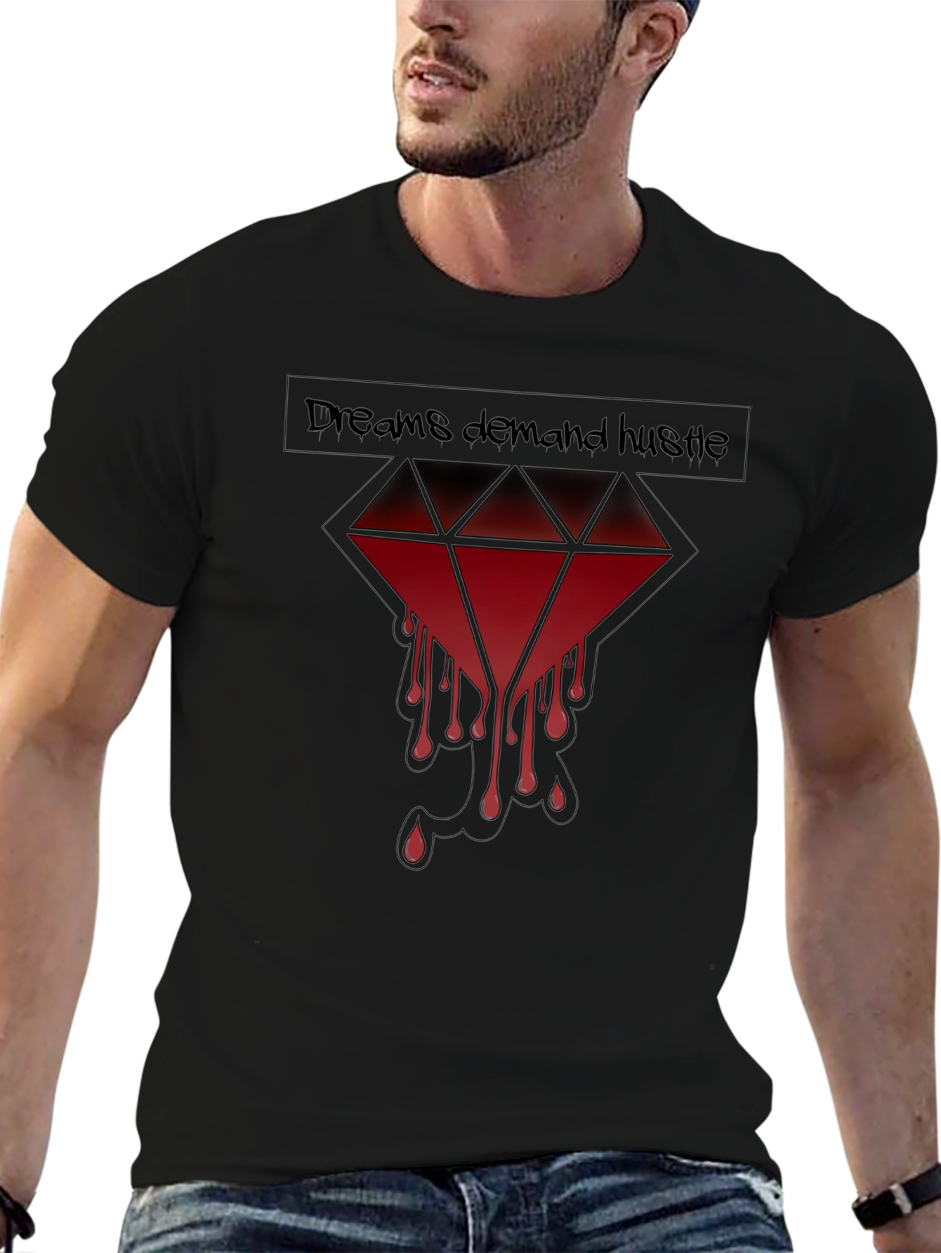 Dreams Demand Hustle Graphic Tee