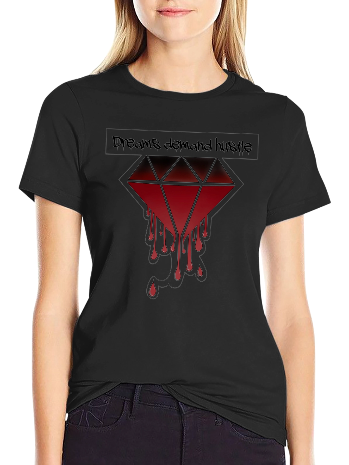 Dreams Demand Hustle Graphic Tee