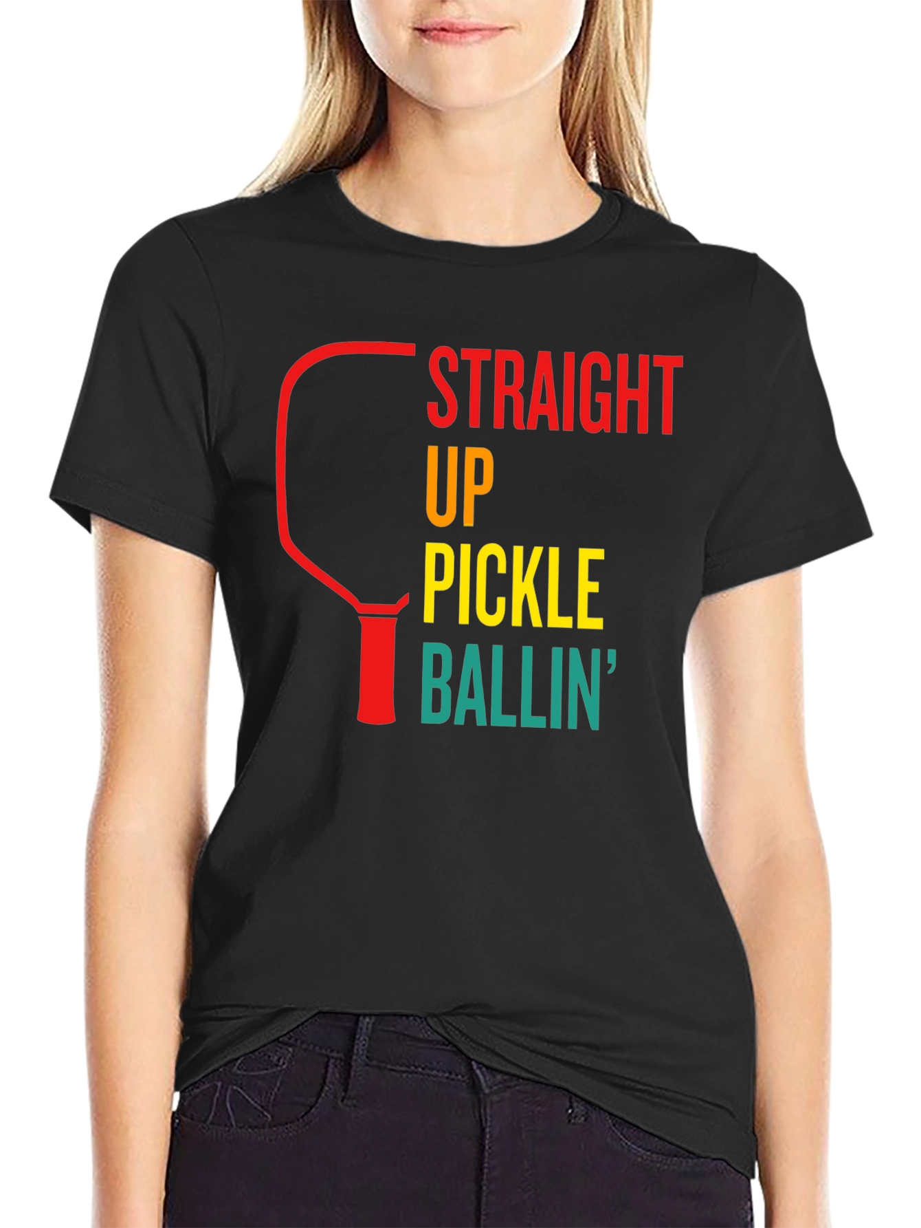 Straight Up Pickle Ballin T-Shirt