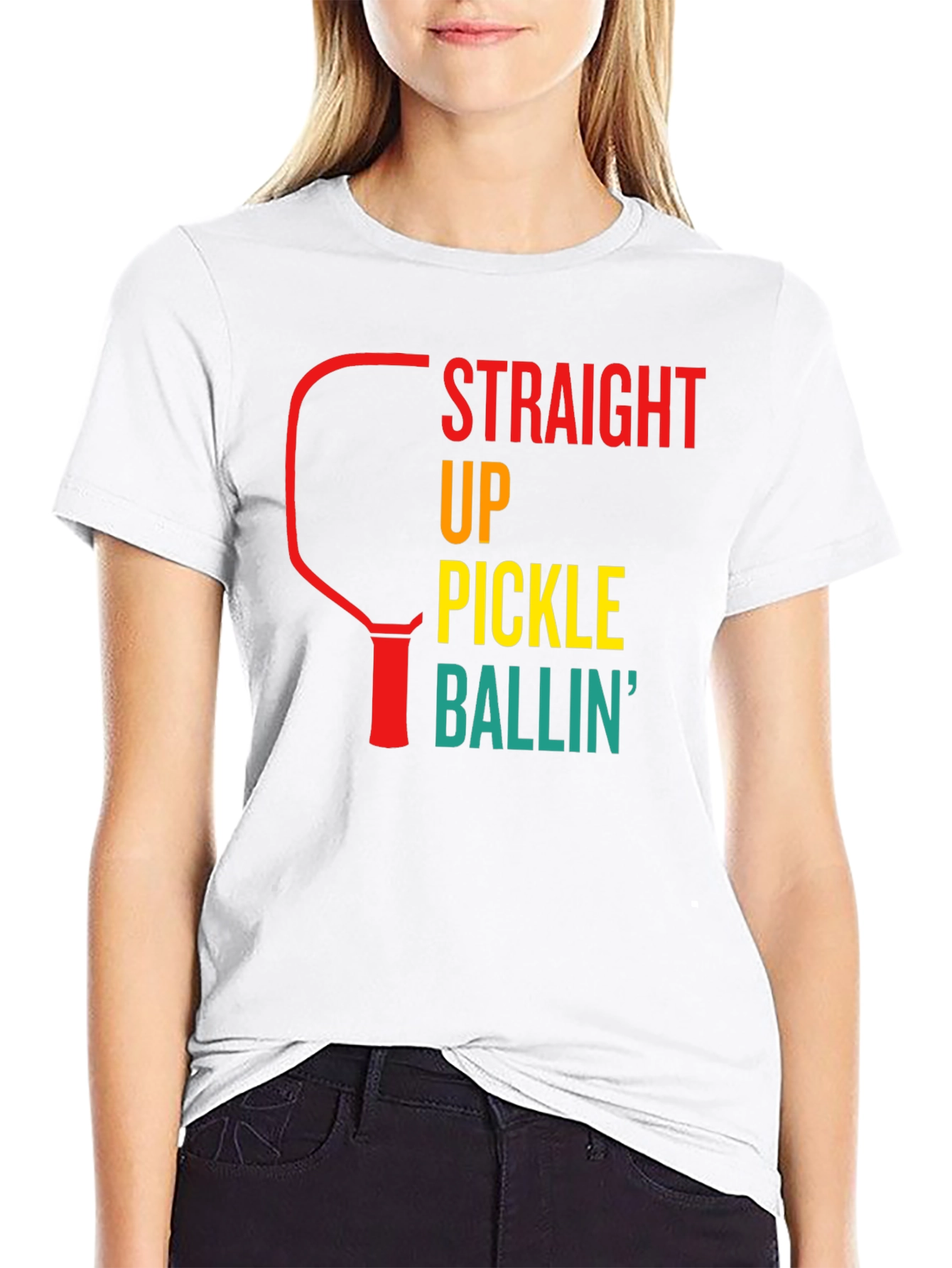 Straight Up Pickle Ballin T-Shirt