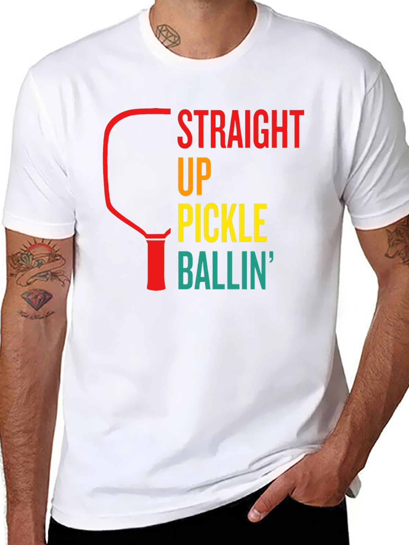 Straight Up Pickle Ballin T-Shirt