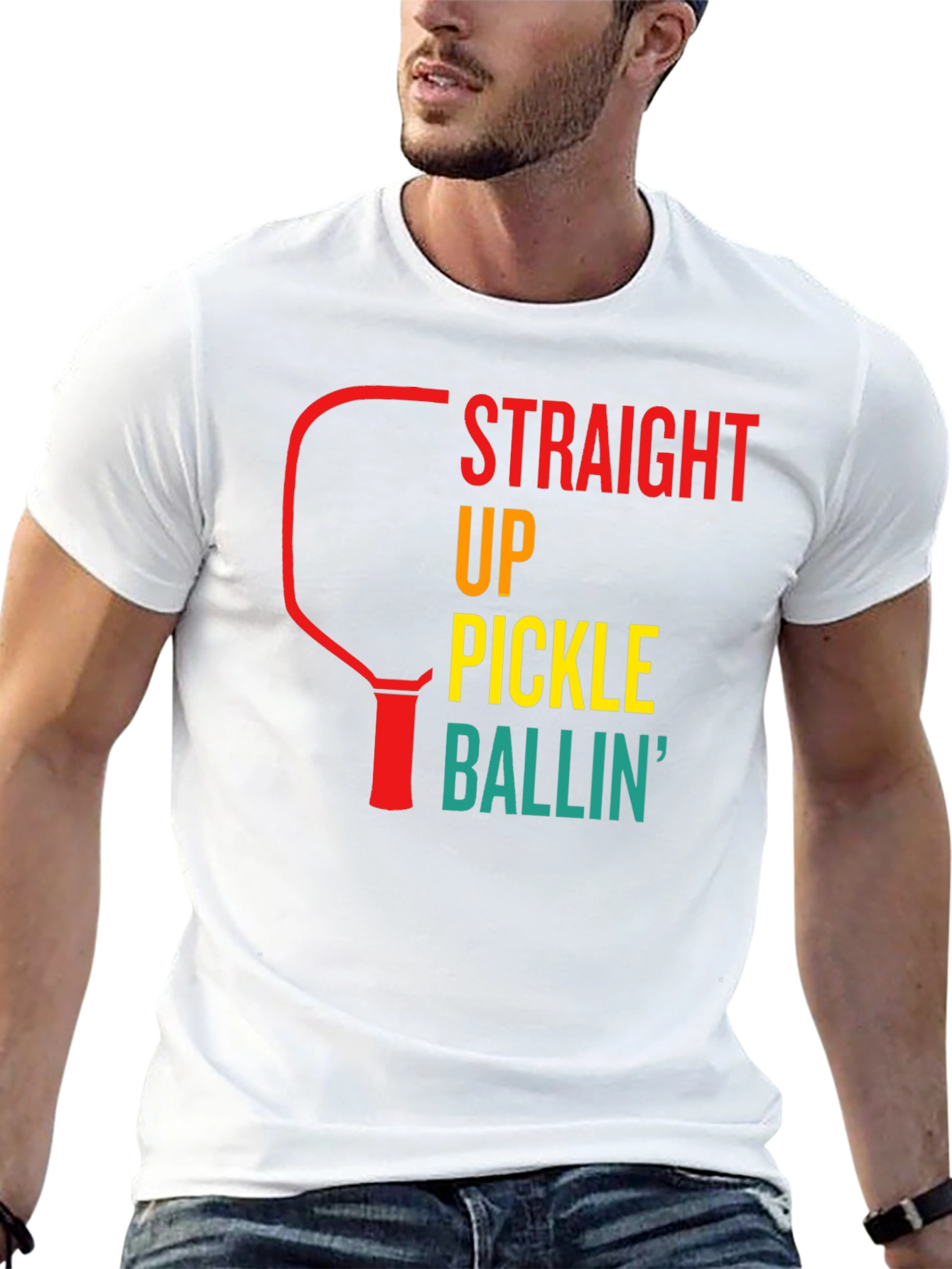 Straight Up Pickle Ballin T-Shirt