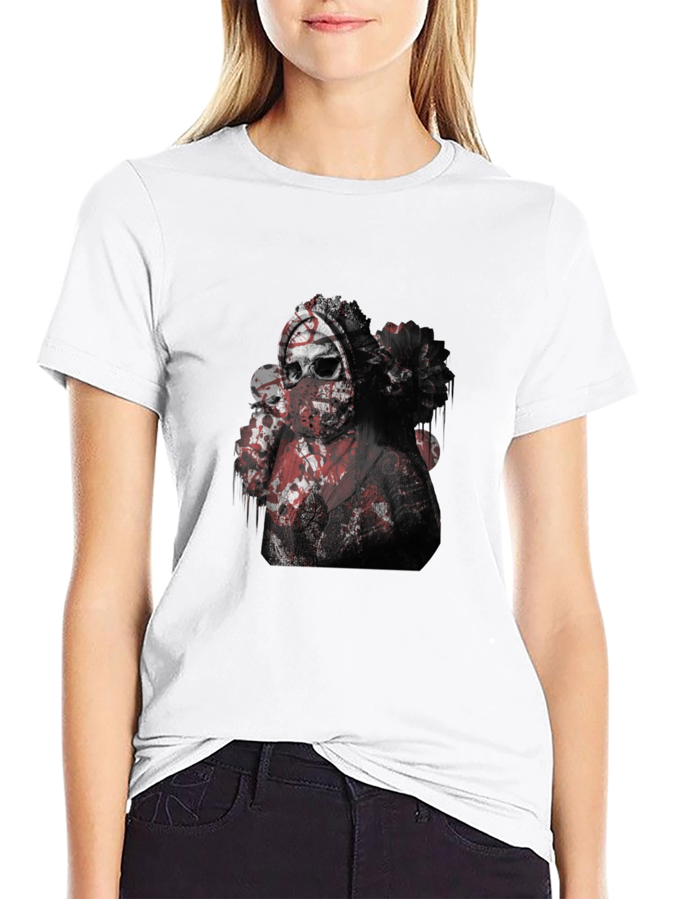 Dark Graphic Print T-Shirt