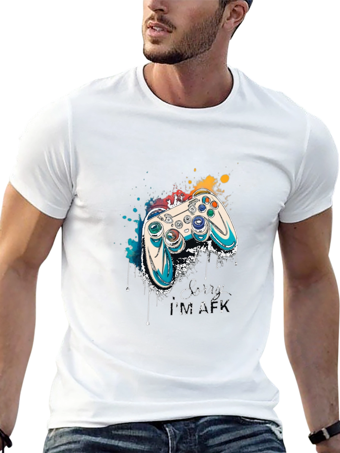 Gaming Controller Graphic T-Shirt - Sorry Im AFK