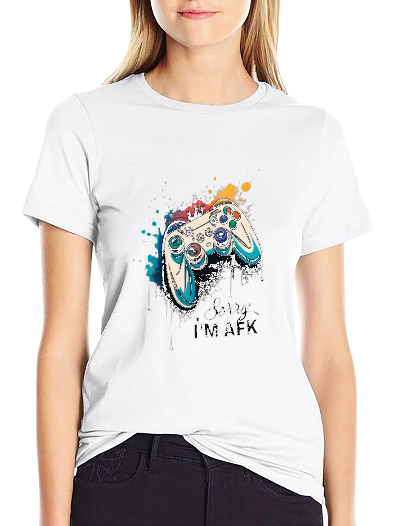 Gaming Controller Graphic T-Shirt - Sorry Im AFK