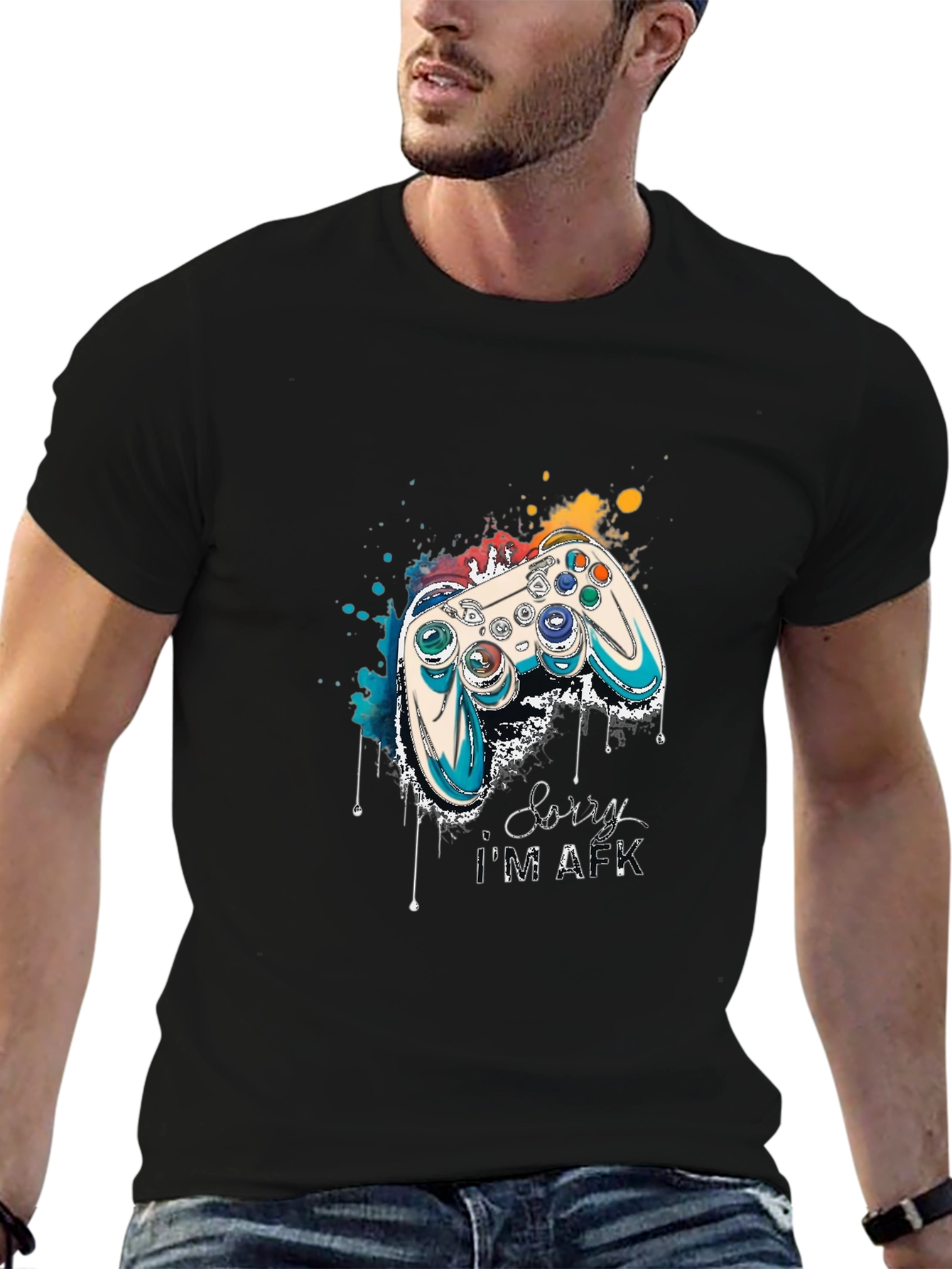 Gaming Controller Graphic T-Shirt - Sorry Im AFK
