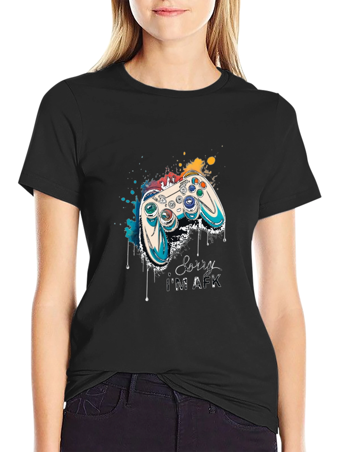 Gaming Controller Graphic T-Shirt - Sorry Im AFK