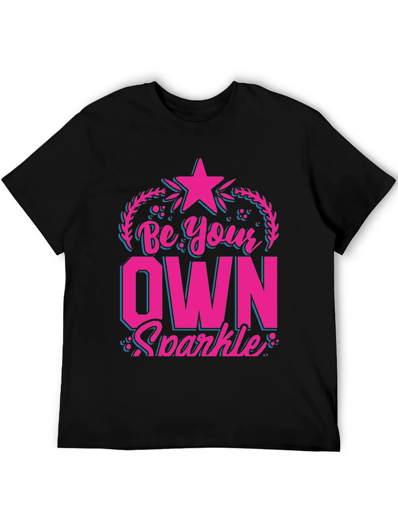 Be Your Own Sparkle Black Graphic Tee