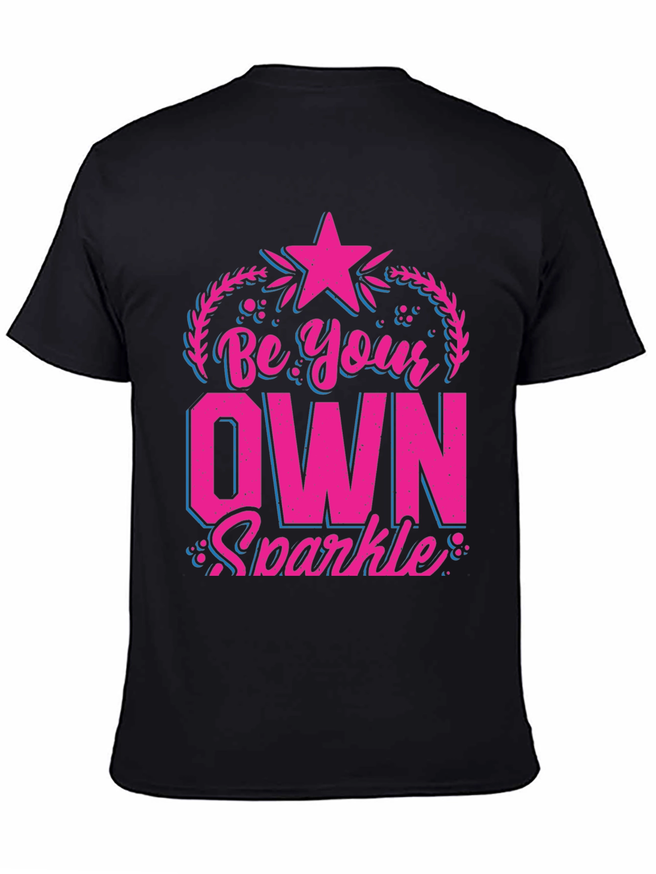 Be Your Own Sparkle Black Graphic Tee