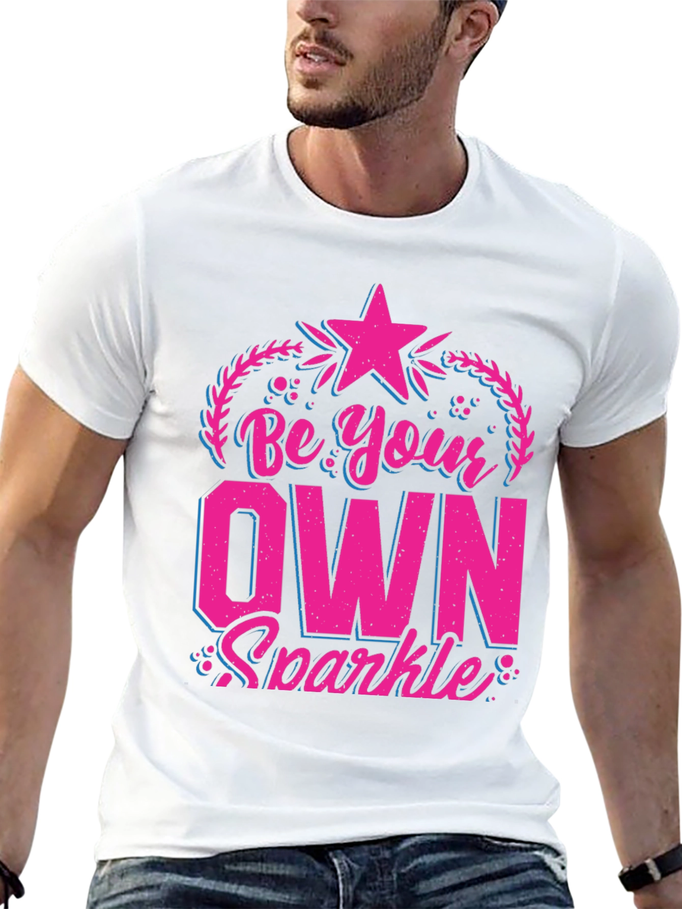 Be Your Own Sparkle Black Graphic Tee