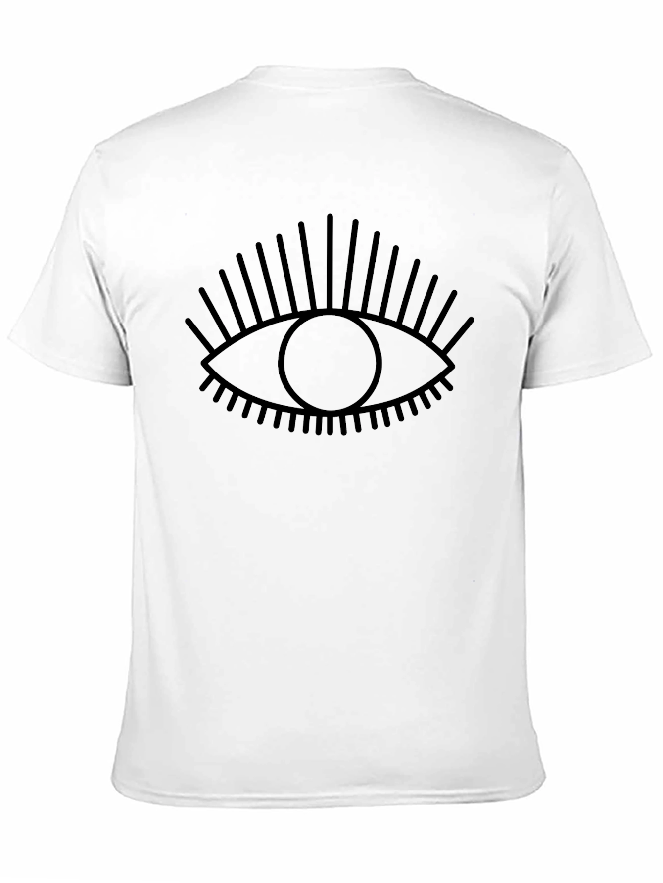 Mystic Eye Graphic Tee - Black Cotton T-Shirt