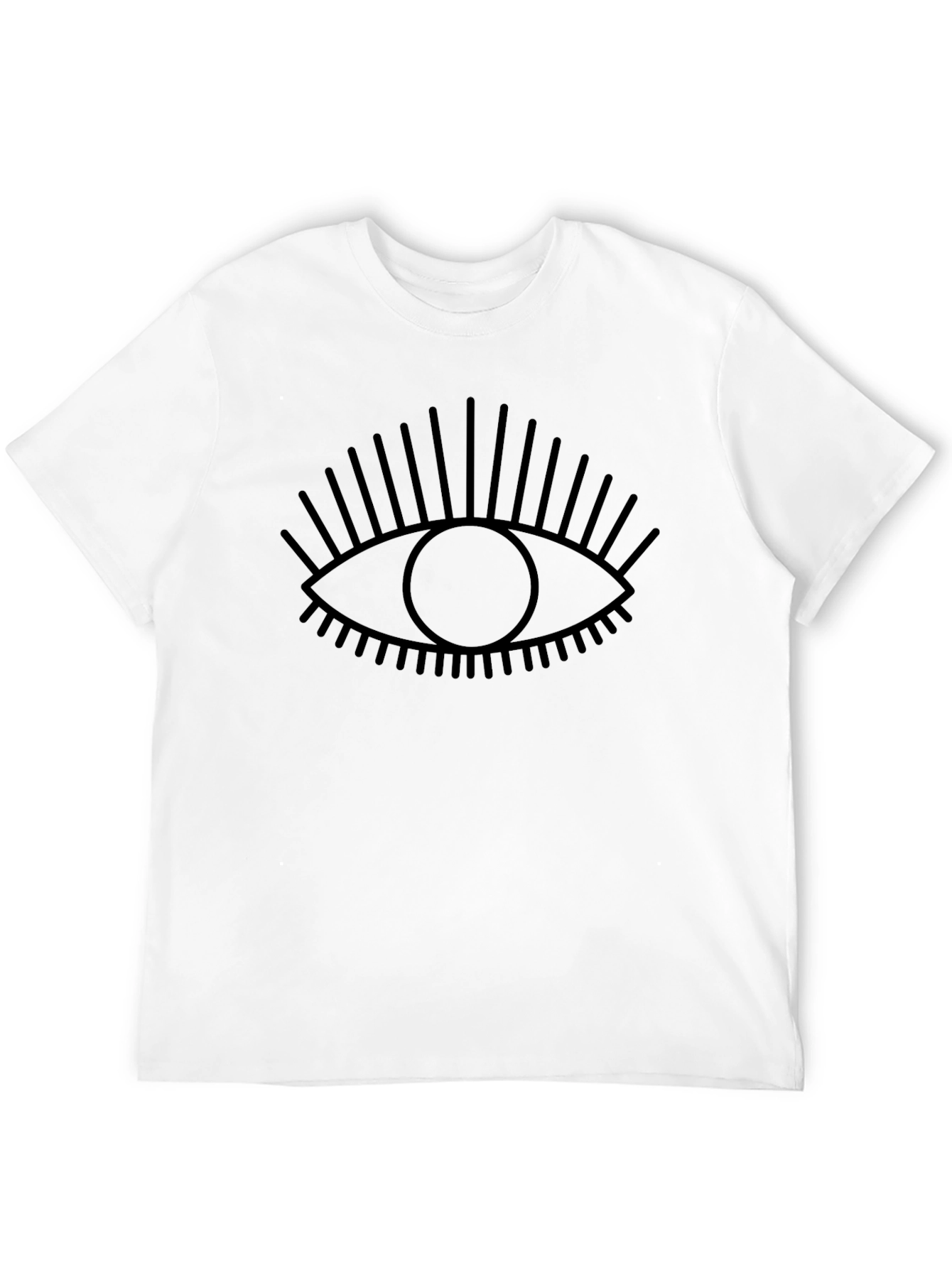 Mystic Eye Graphic Tee - Black Cotton T-Shirt