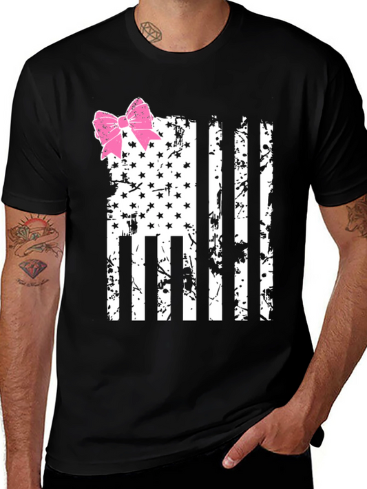 American Flag Bow T-Shirt