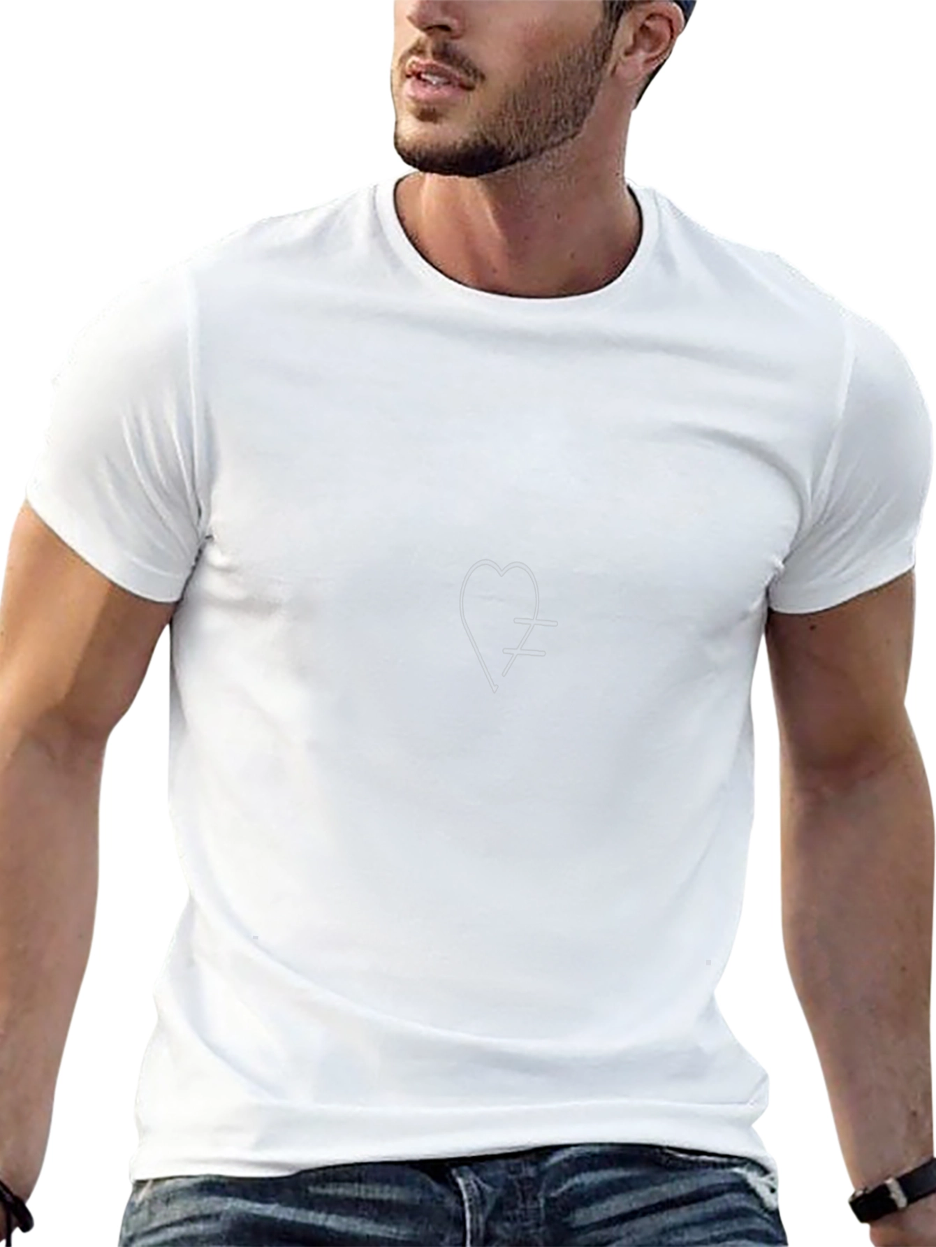 Heart Equality Graphic Tee - Mens Black T-Shirt
