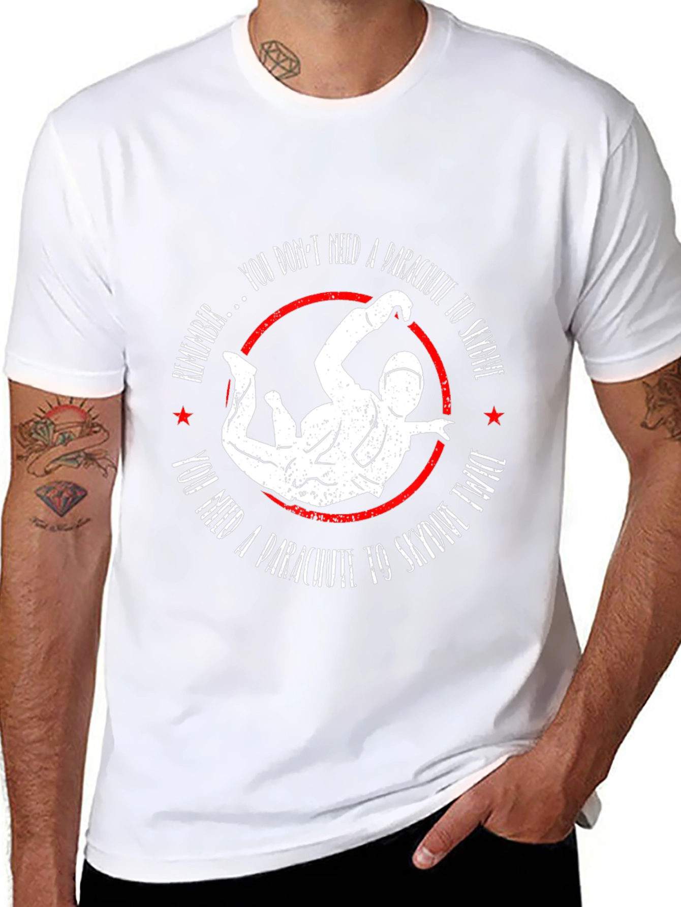 Skydiving Parachute T-Shirt