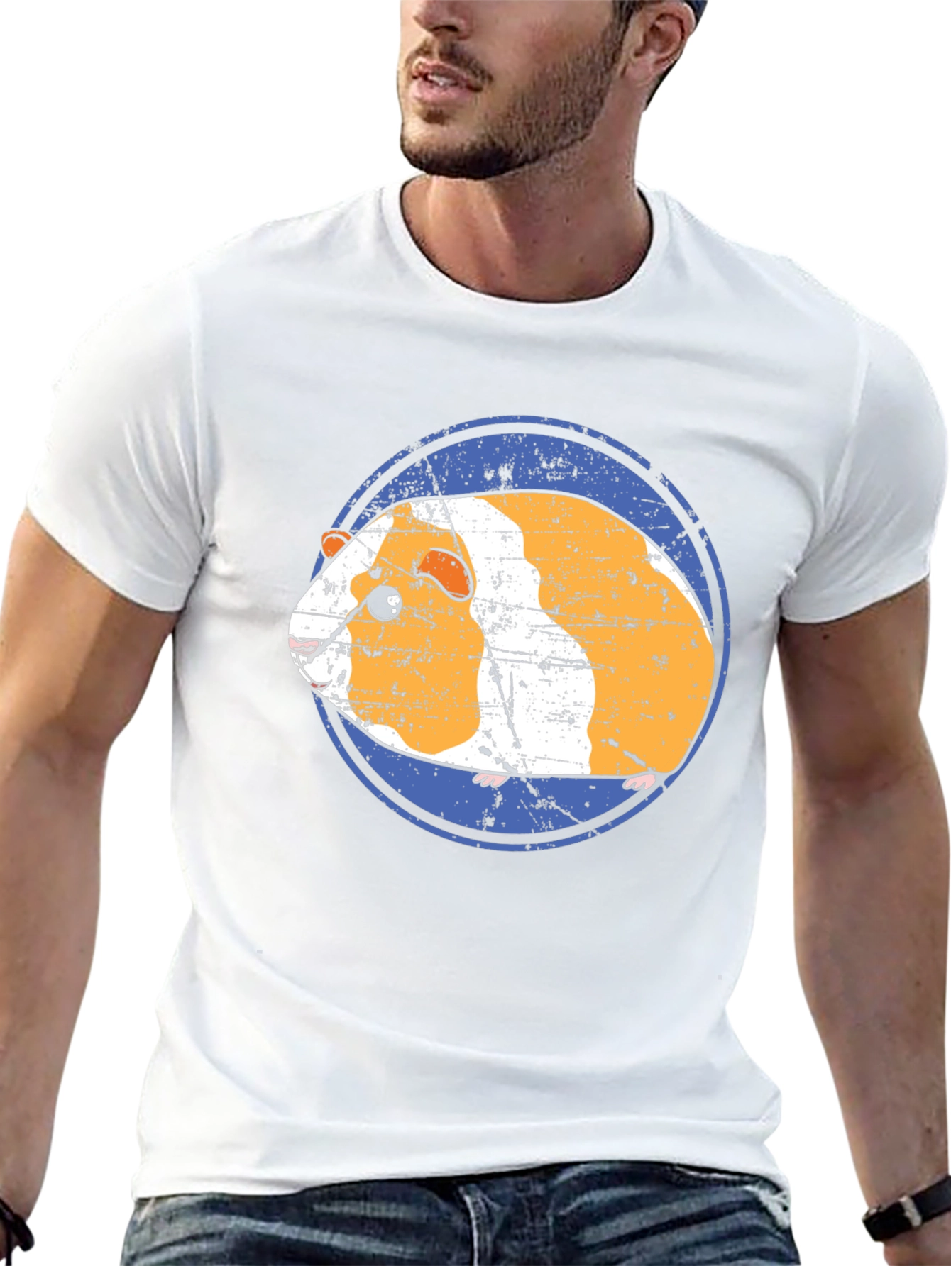 Guinea Pig Graphic T-Shirt - Pet Lover Tee