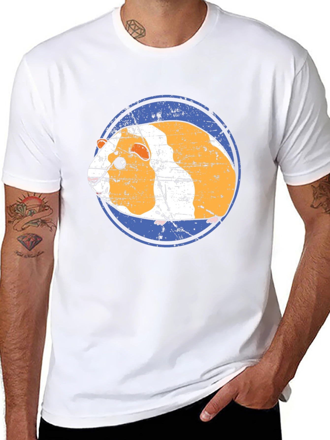 Guinea Pig Graphic T-Shirt - Pet Lover Tee