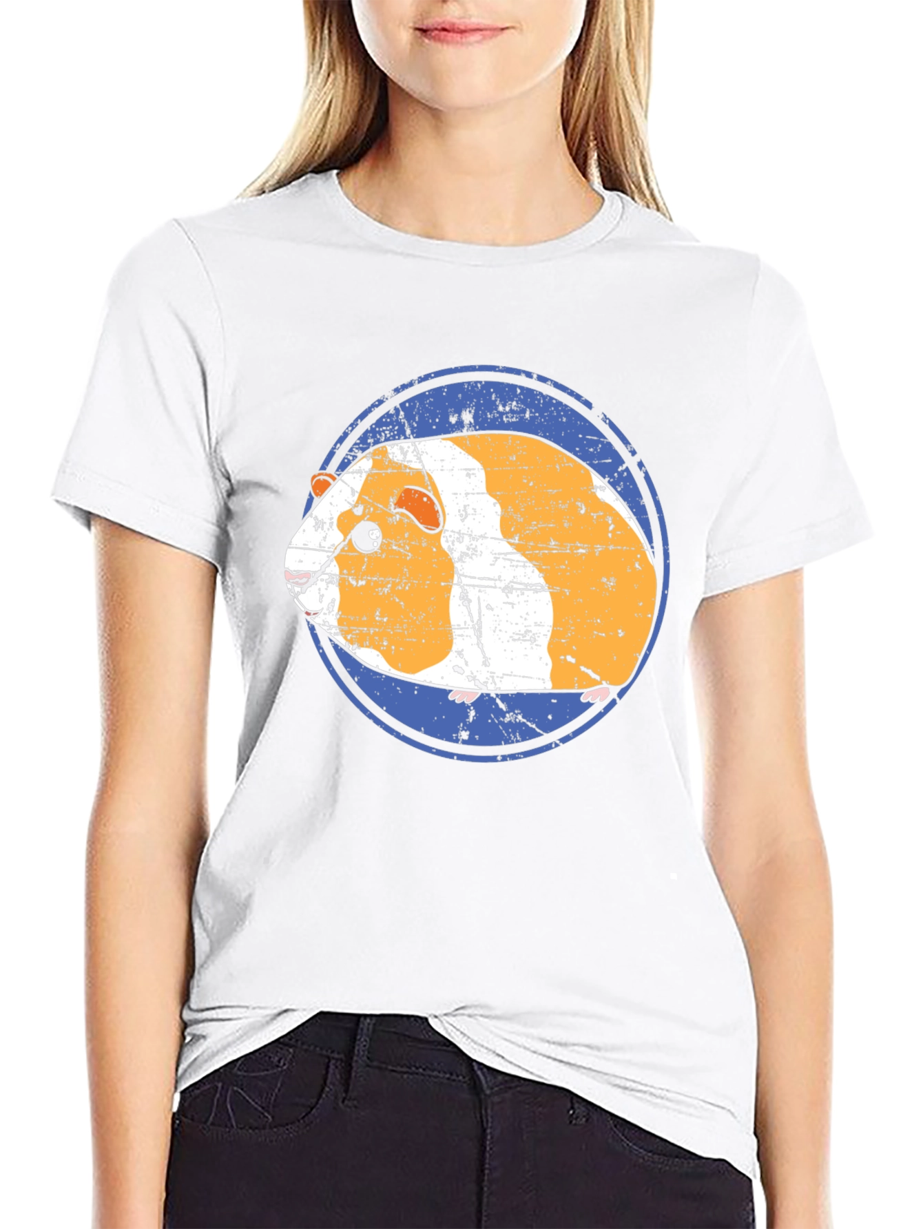 Guinea Pig Graphic T-Shirt - Pet Lover Tee
