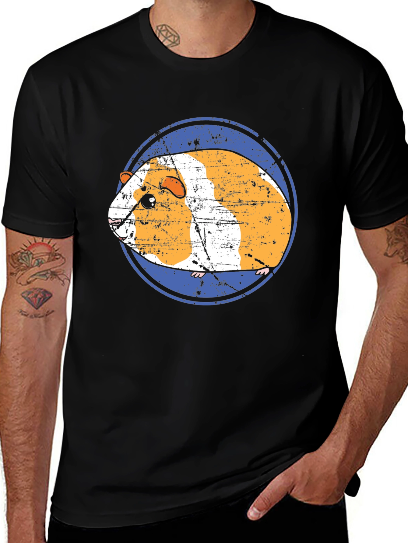 Guinea Pig Graphic T-Shirt - Pet Lover Tee