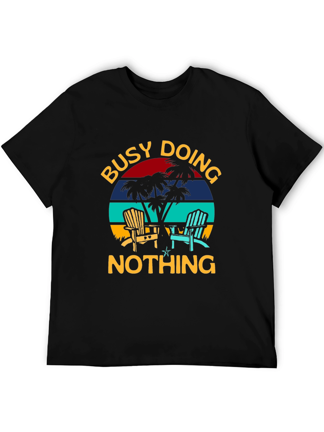 Busy Doing Nothing Graphic T-Shirt