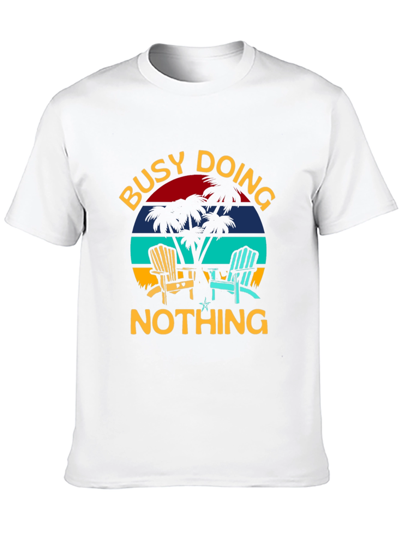 Busy Doing Nothing Graphic T-Shirt
