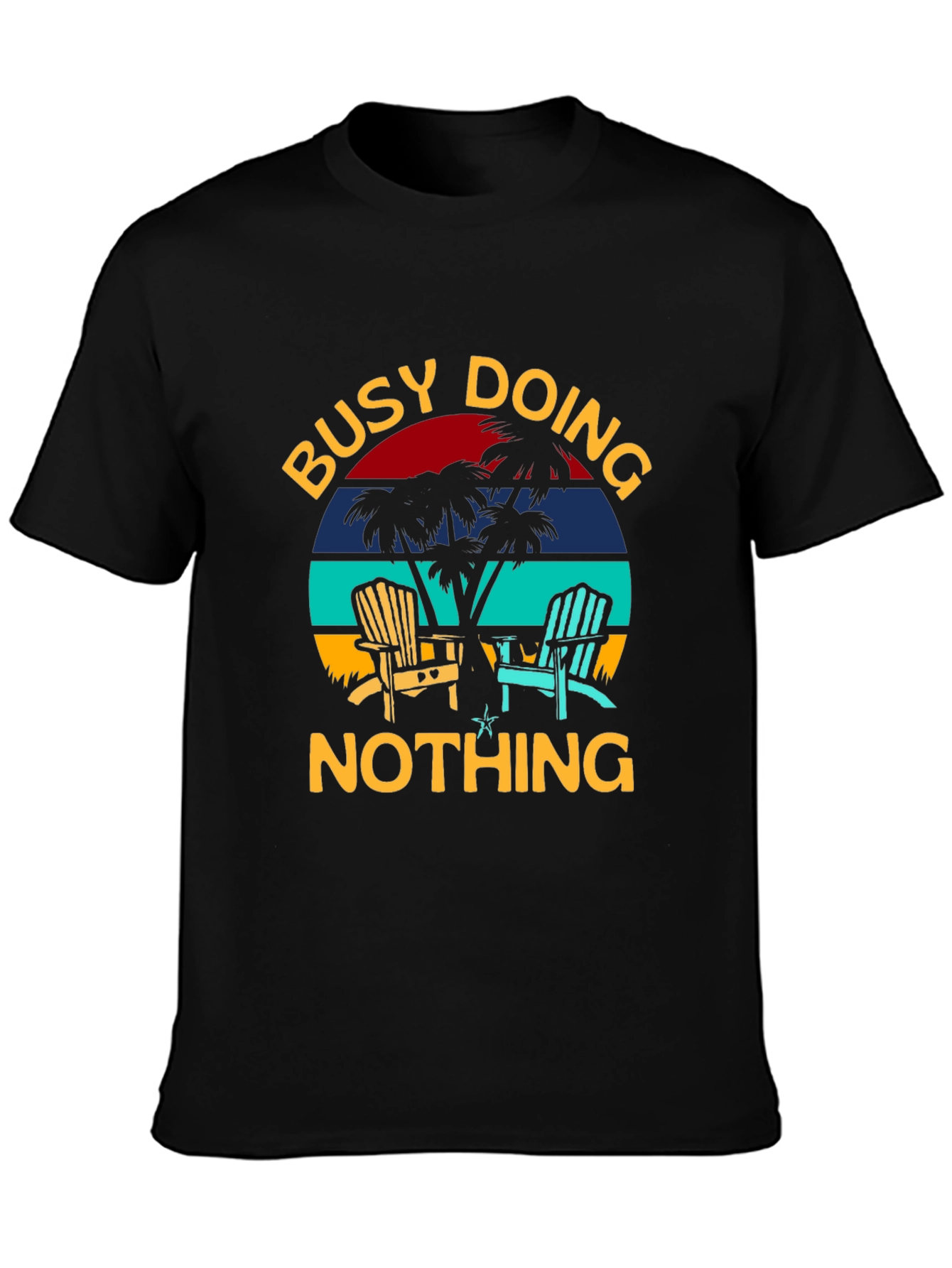 Busy Doing Nothing Graphic T-Shirt