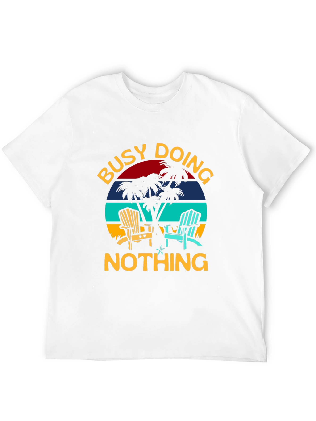 Busy Doing Nothing Graphic T-Shirt