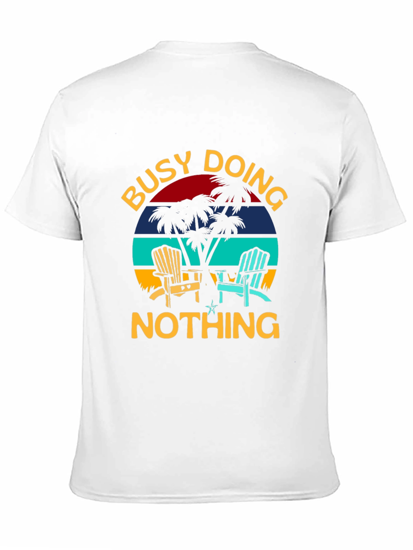 Busy Doing Nothing Graphic T-Shirt